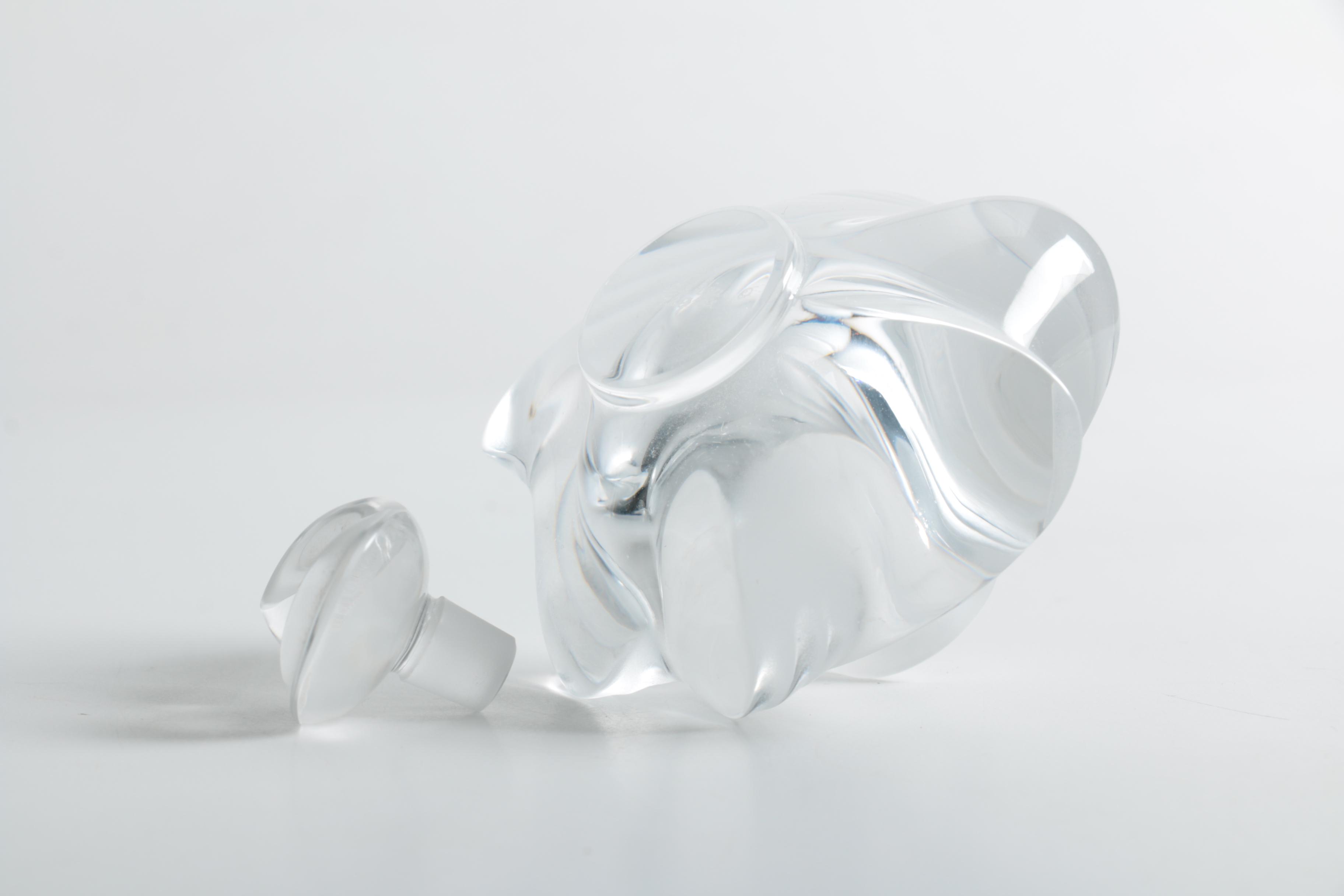 Lalique "Samoa" Crystal Perfume Bottle