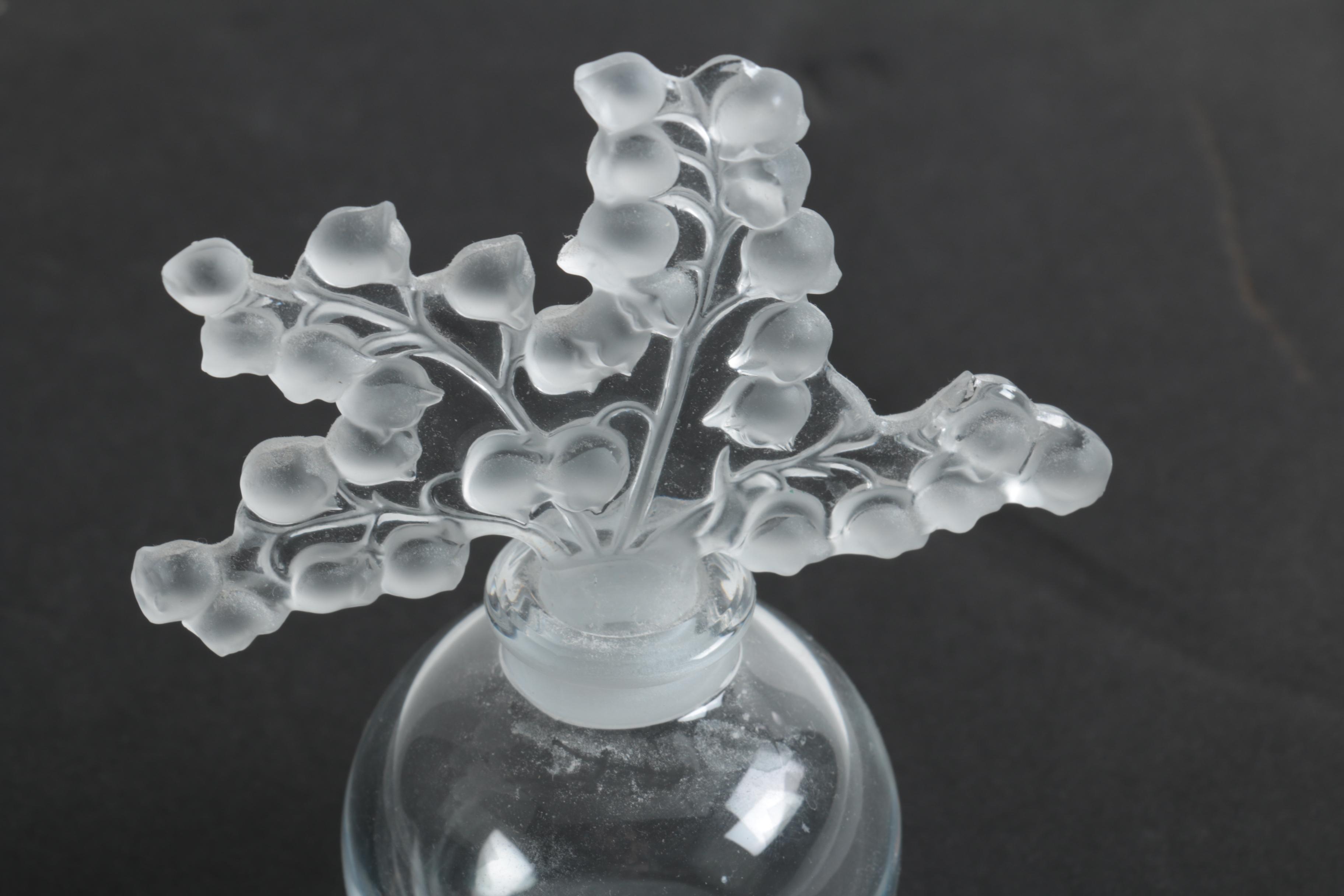 Lalique "Clairefontaine" Crystal Perfume Bottle