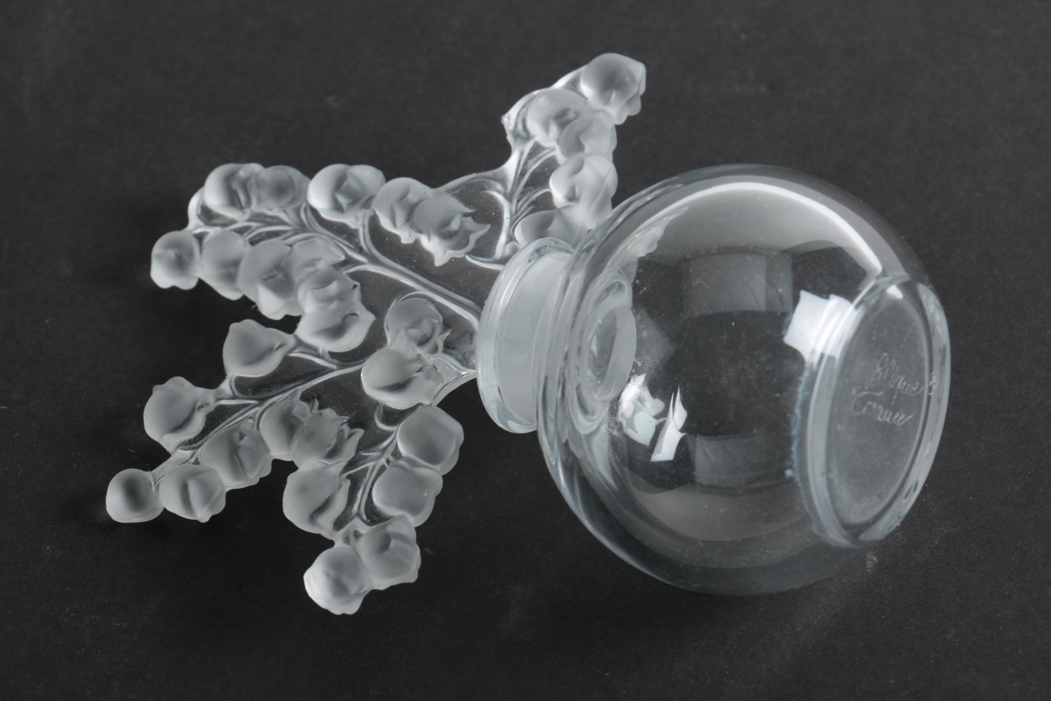 Lalique "Clairefontaine" Crystal Perfume Bottle