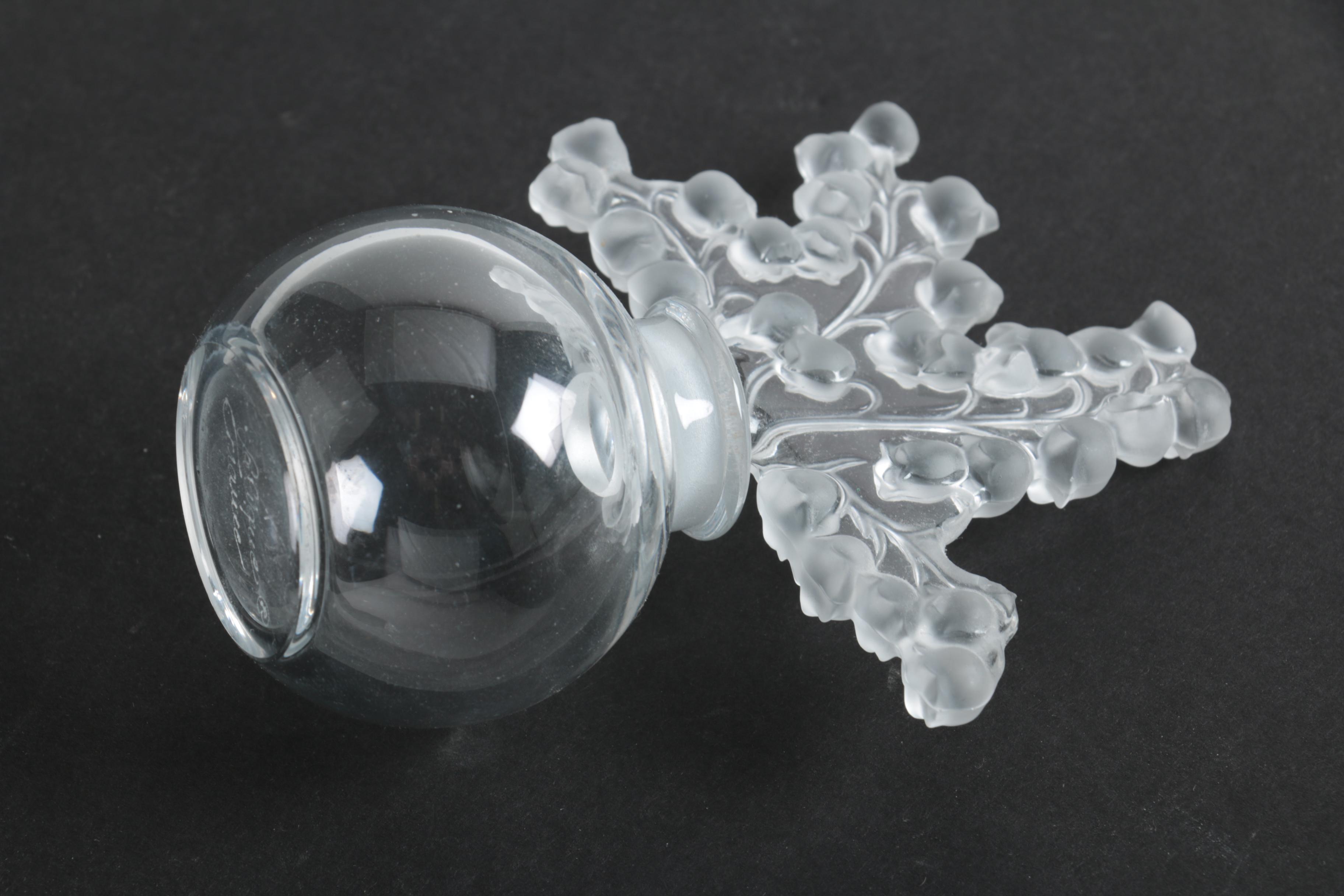 Lalique "Clairefontaine" Crystal Perfume Bottle