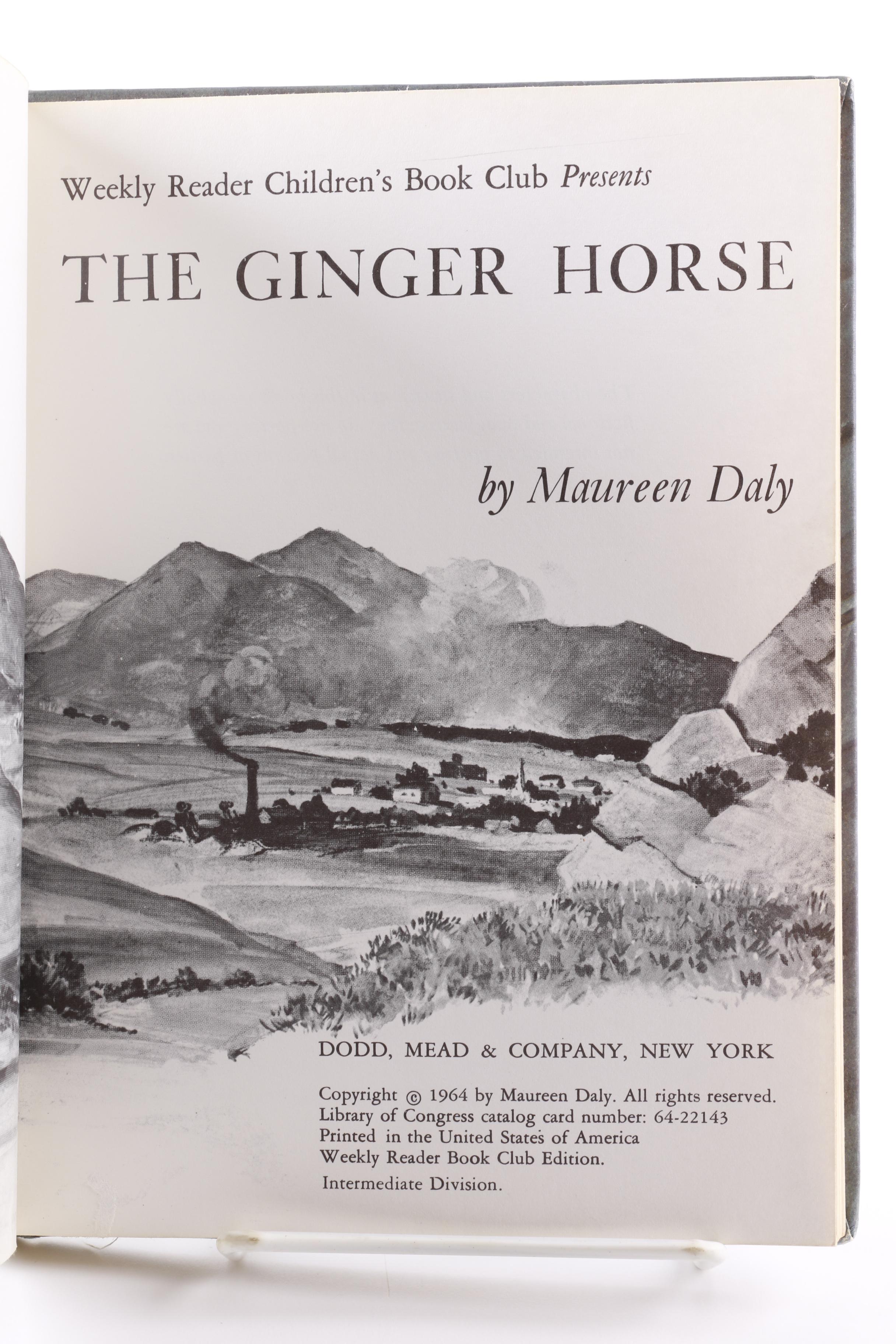 1964 "The Ginger Horse" by Maureen Daly