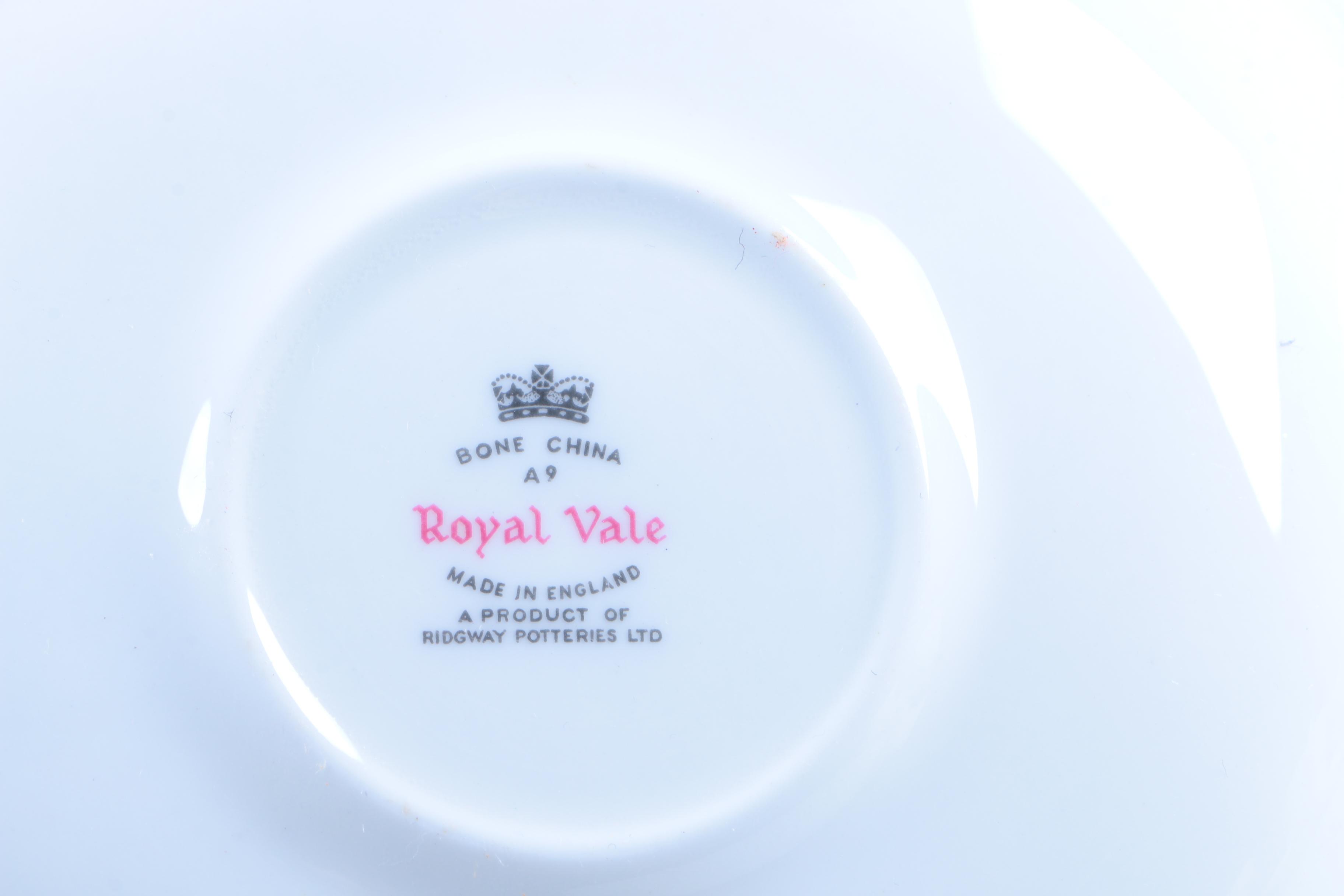 Bone China Teacup and Saucer Collection Including Royal Albert