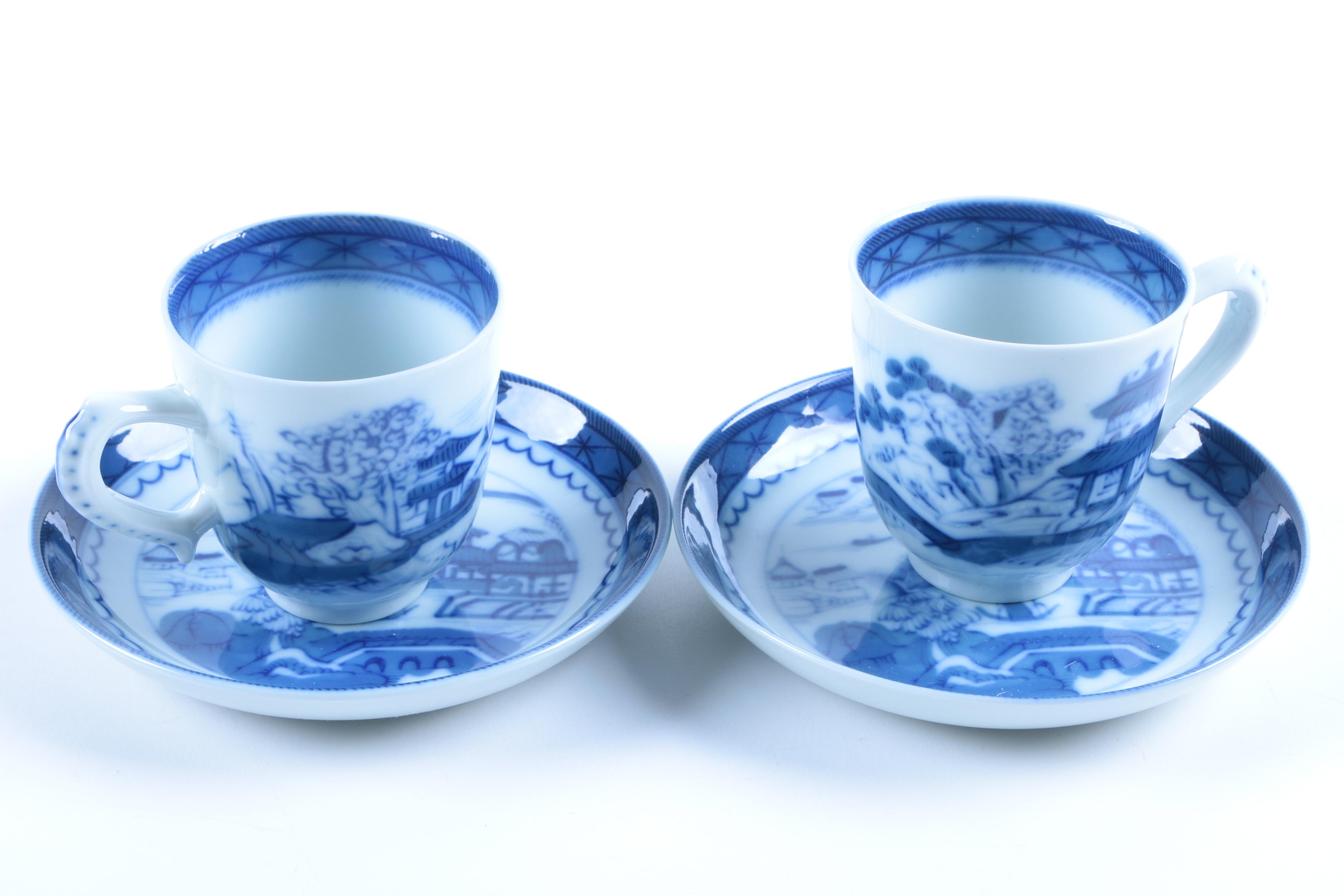 Bone China Teacup and Saucer Collection Including Royal Albert