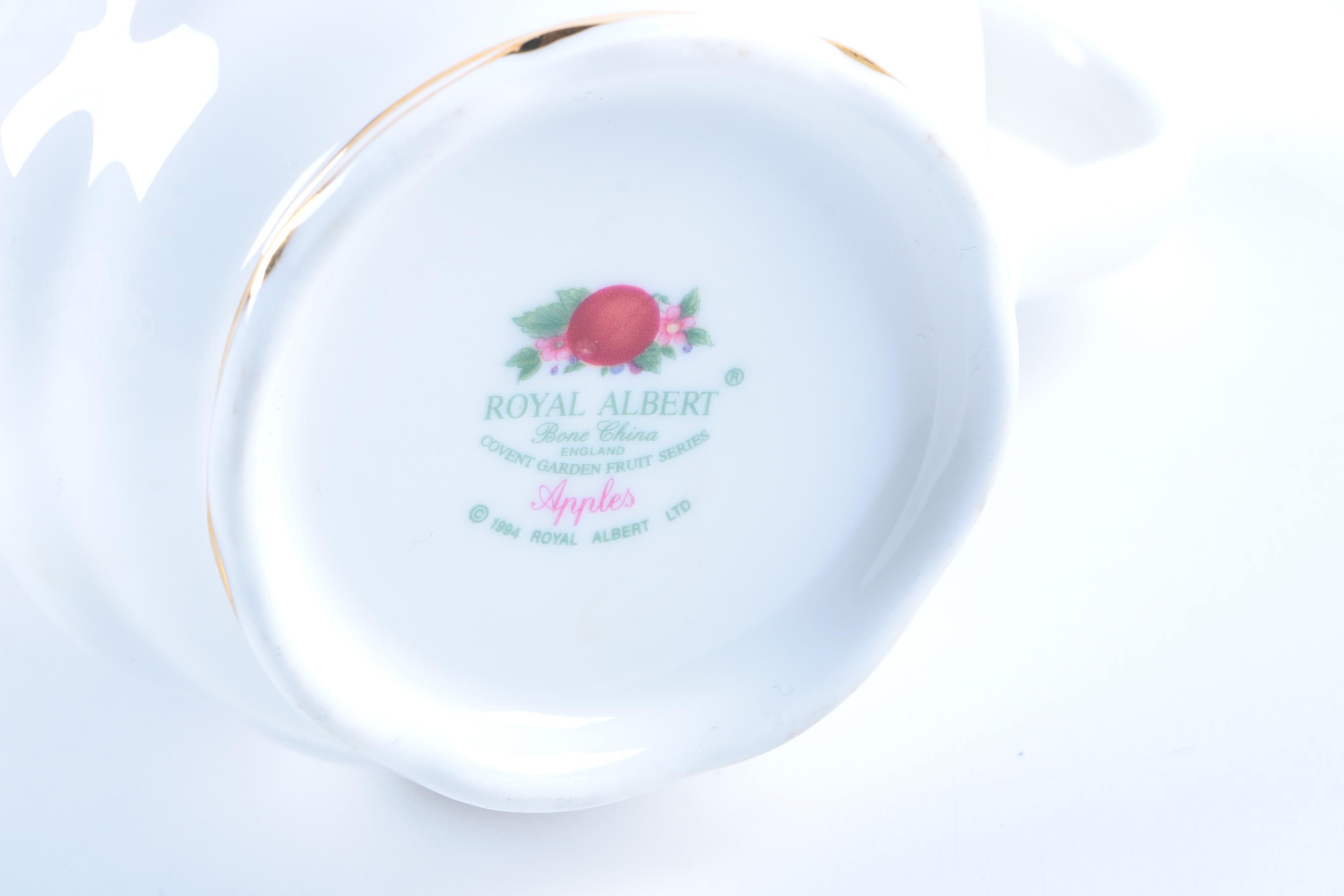 Bone China Teacup and Saucer Collection Including Royal Albert