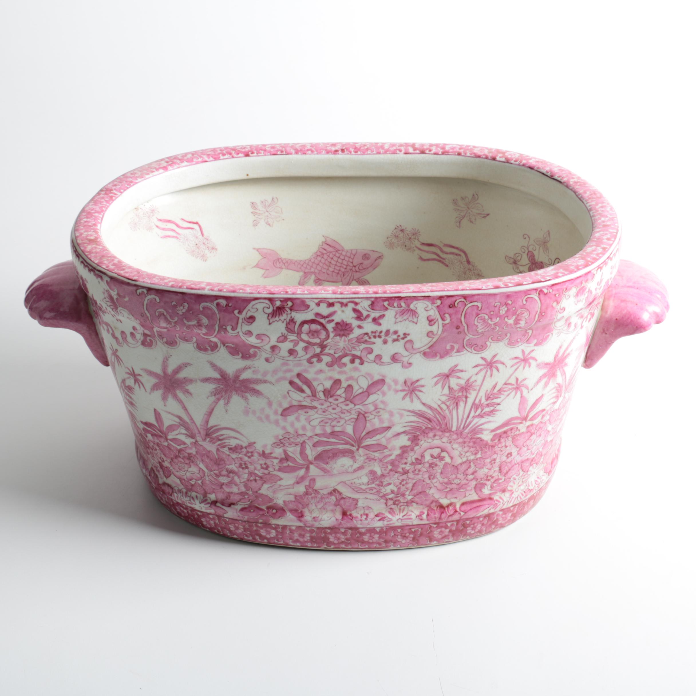 Asian Style Ceramic Container