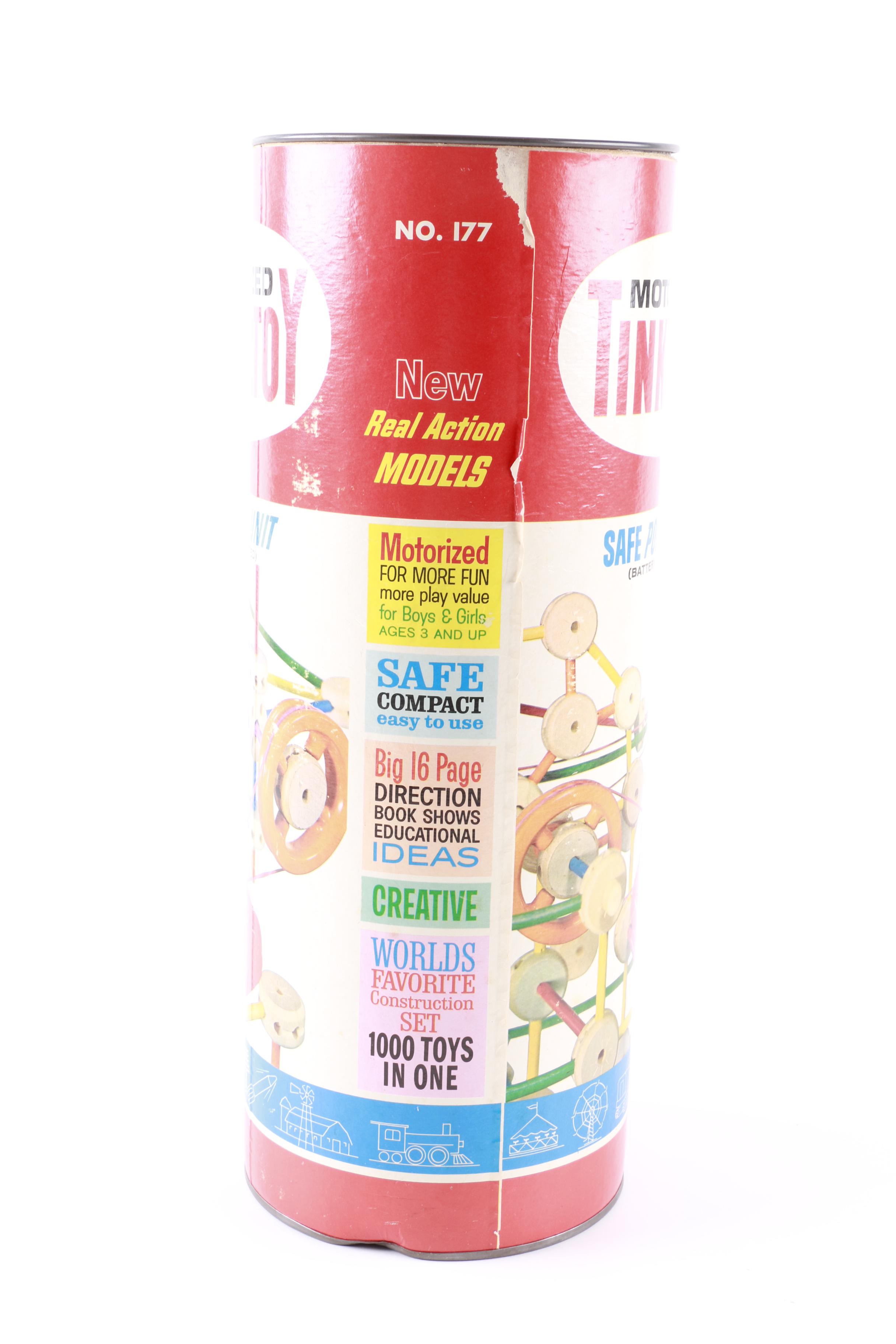 Vintage Tinkertoy "Safe Power Unit" Set