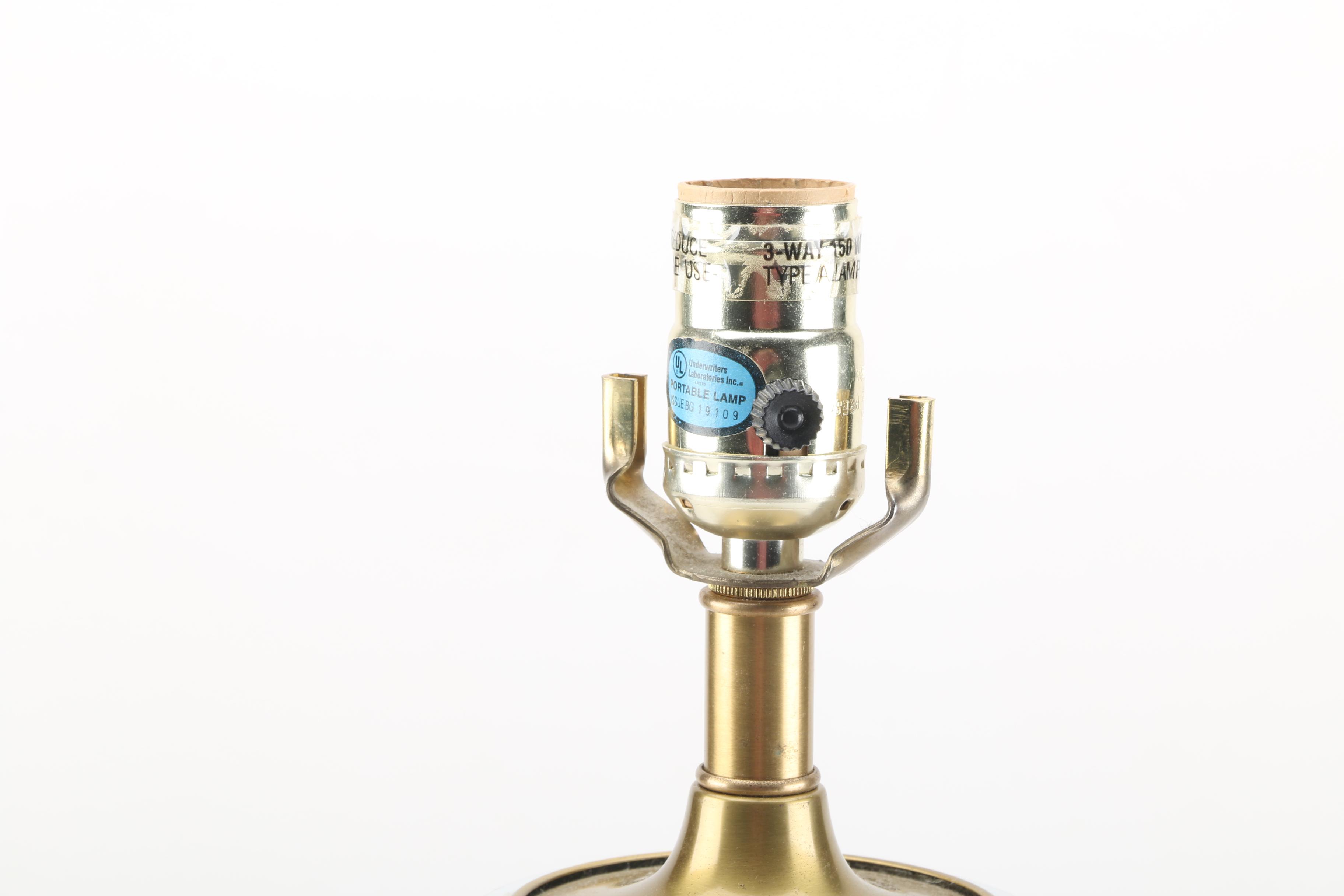 Amphora Shaped Porcelain Lamp