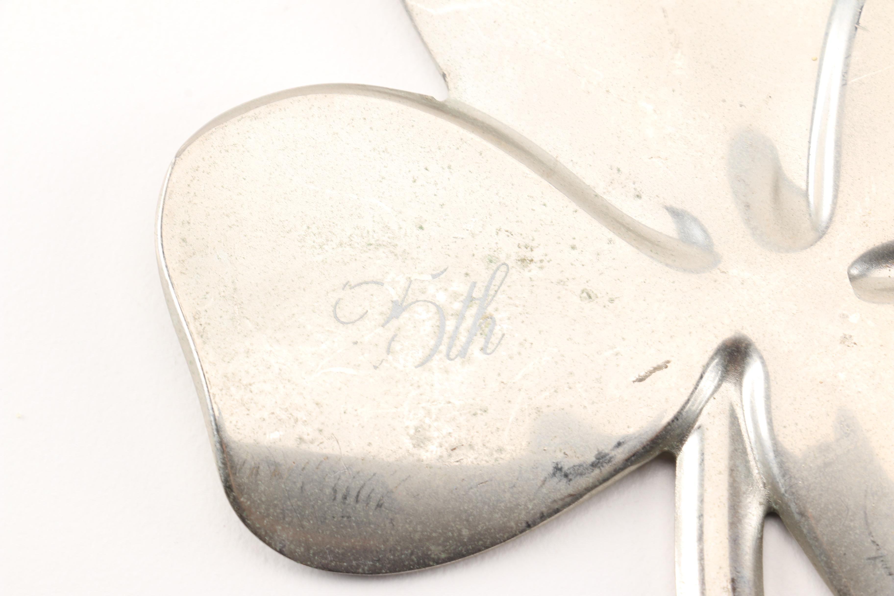 Gerity 24K Gold Plate Four-Leaf Clovers