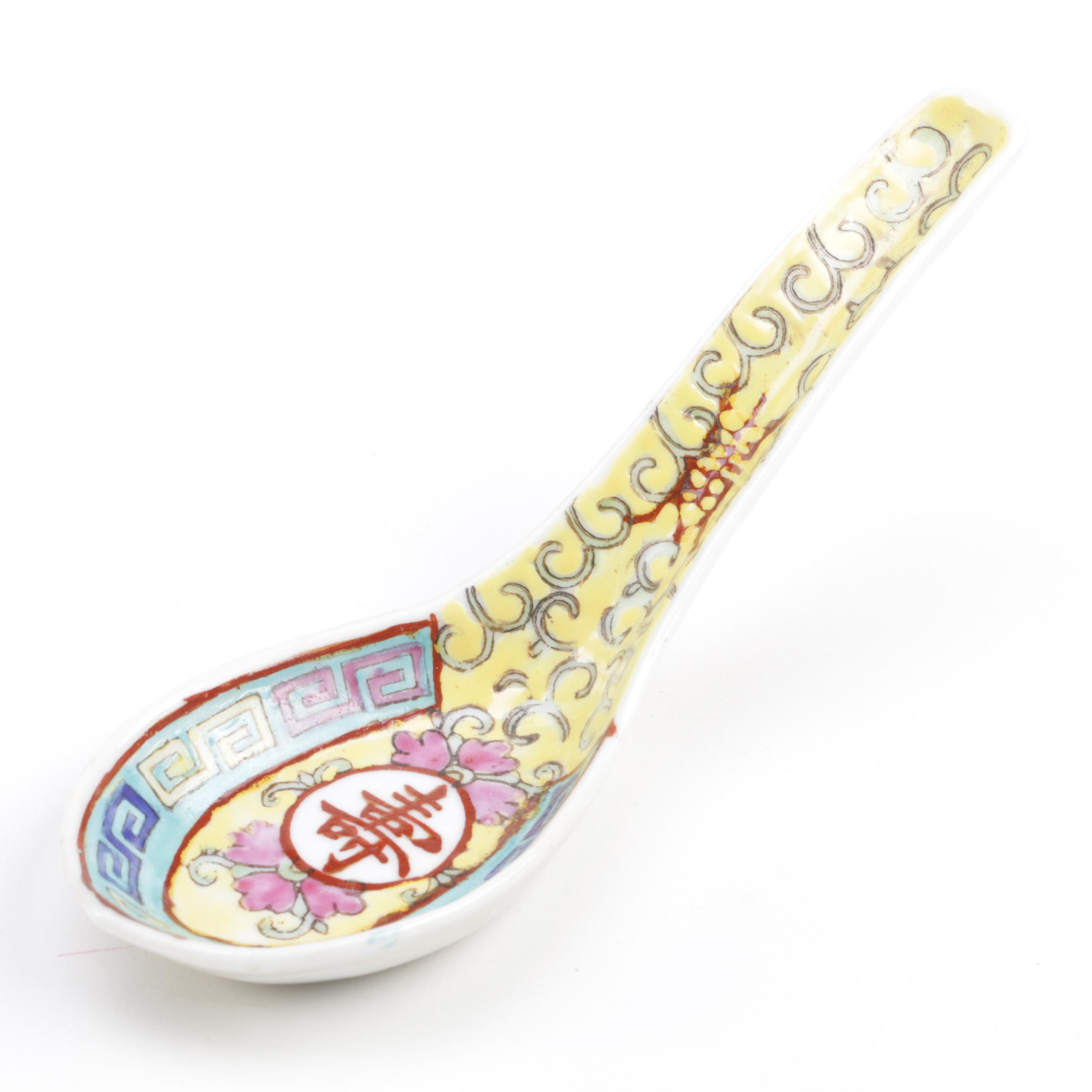 Porcelain Soup Spoon Set