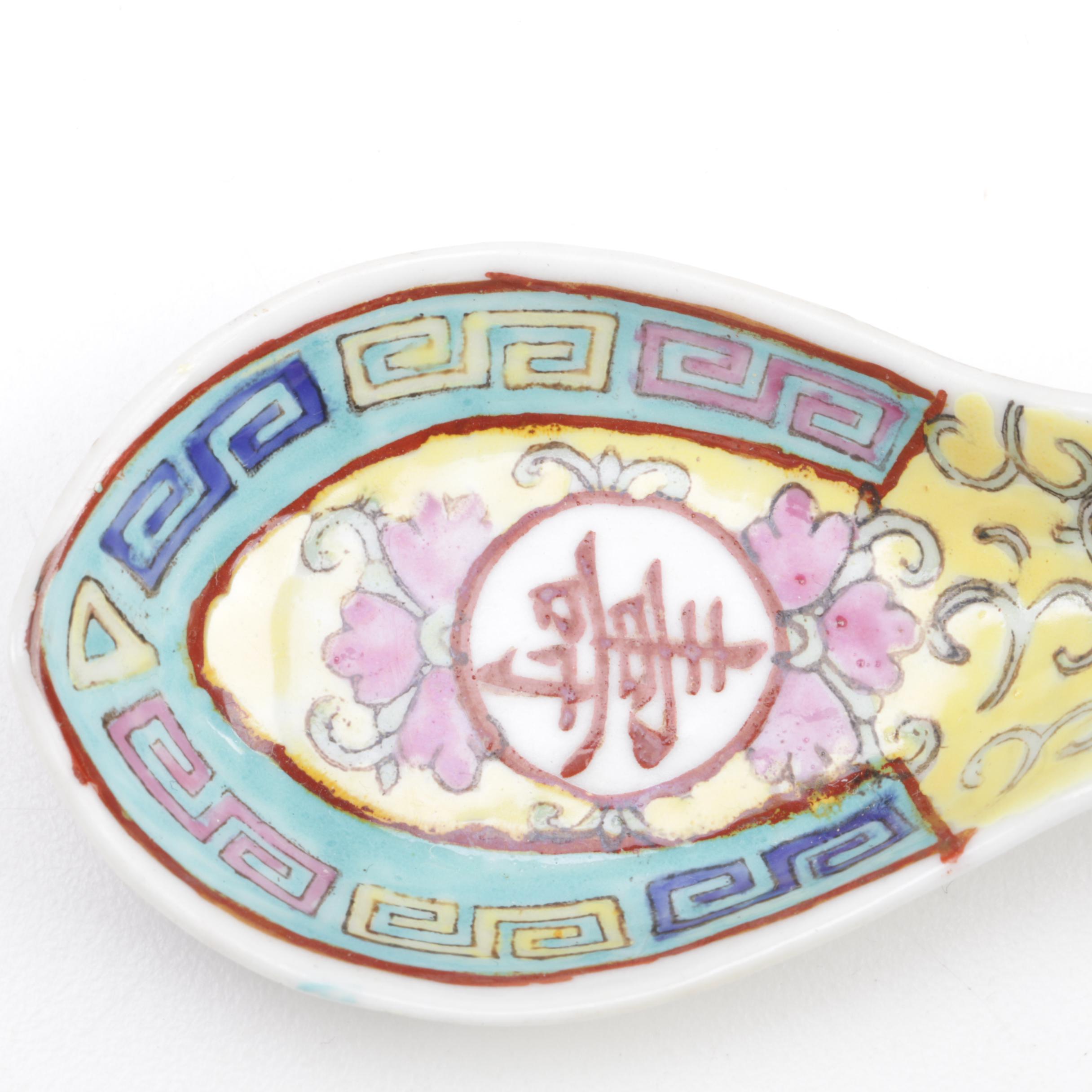 Porcelain Soup Spoon Set