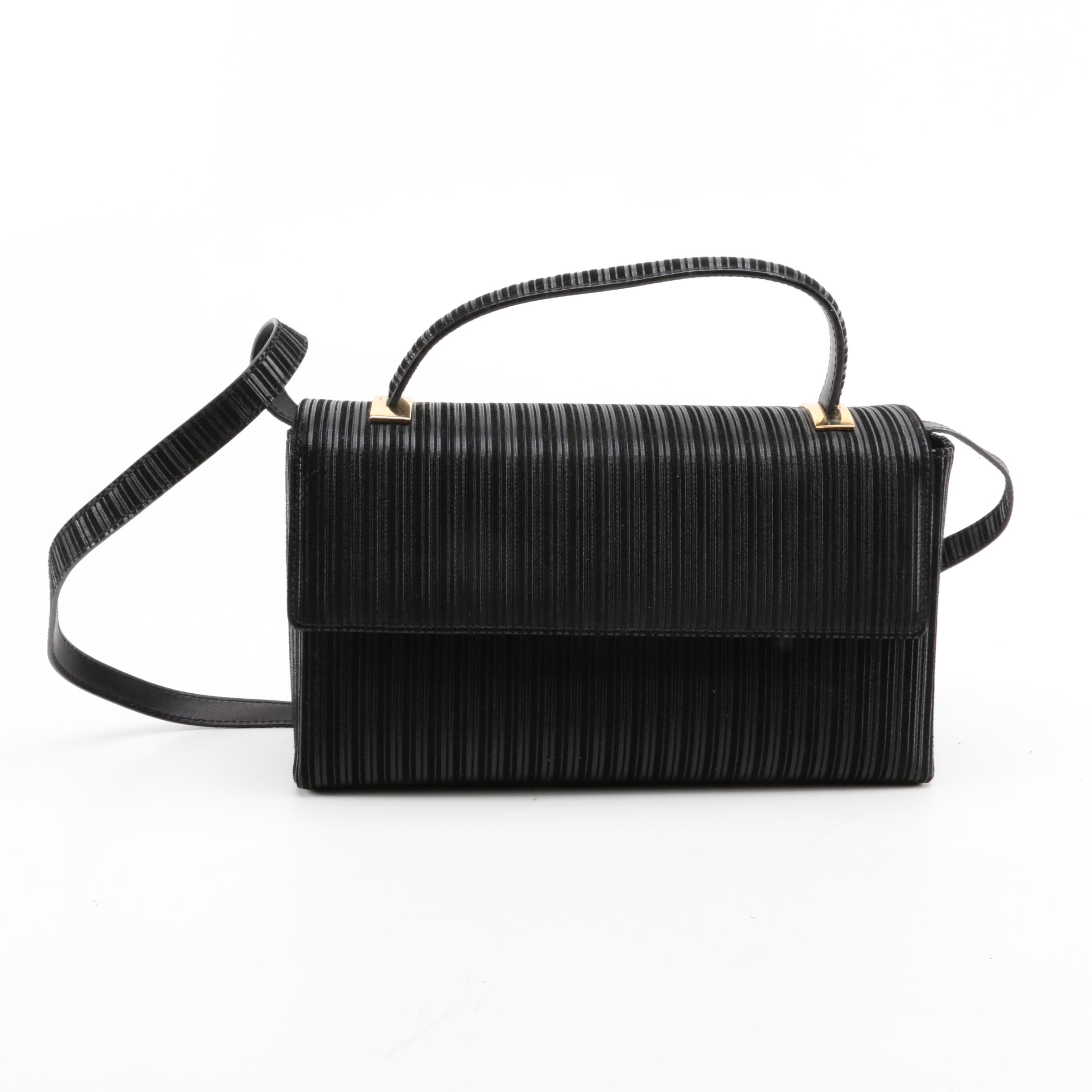 Vintage Salvatore Ferragamo Matching Handbag and High Heel Pumps