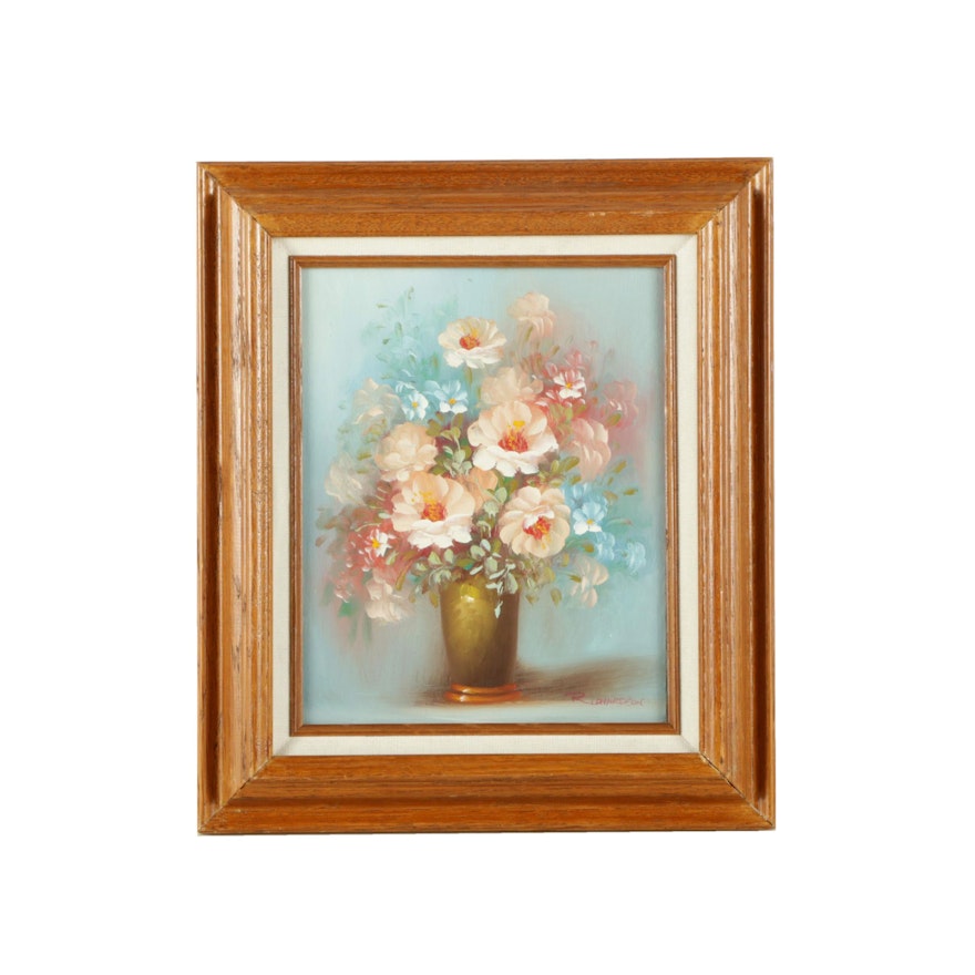 Richardson Oil Painting of Floral Still Life