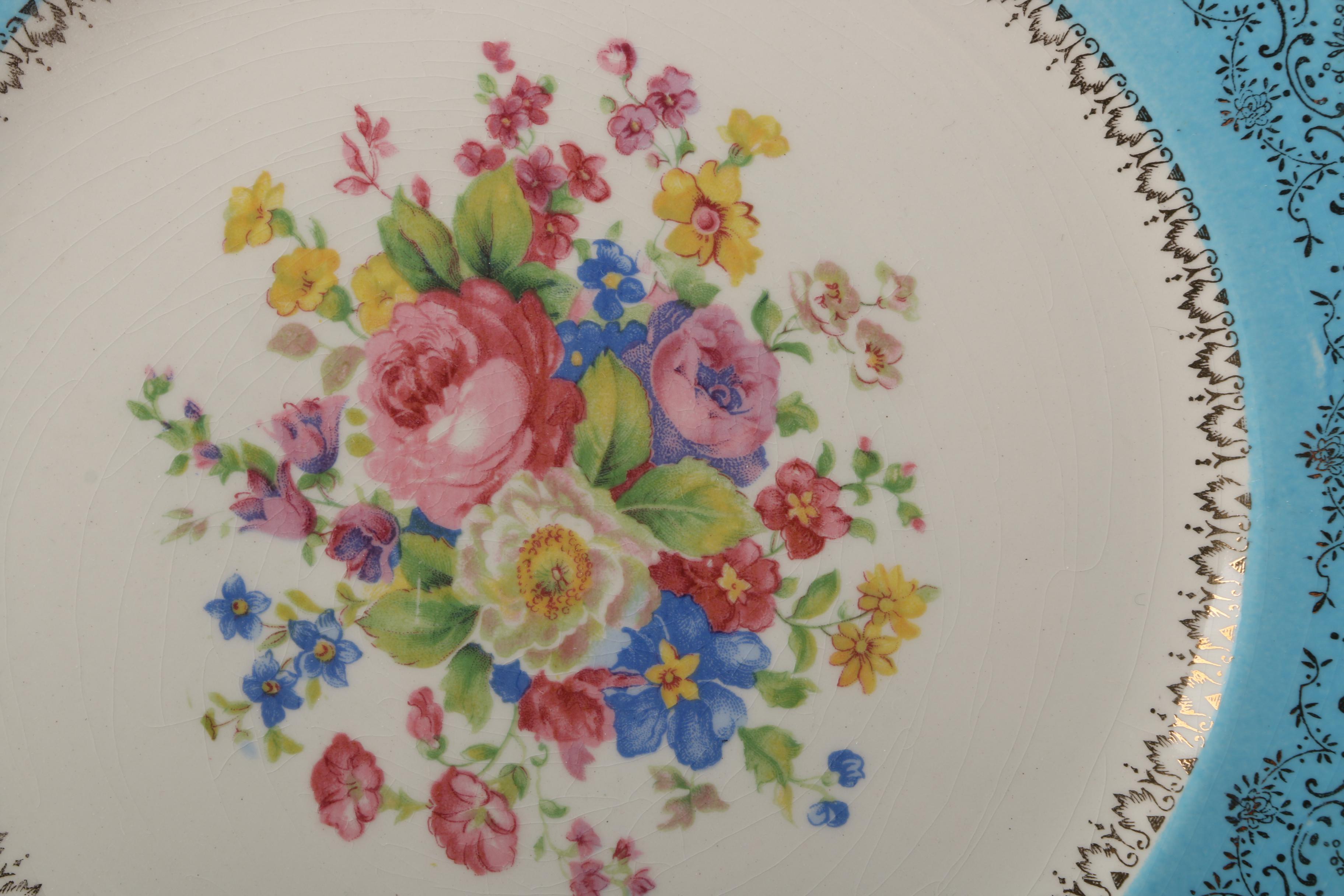 Salem China Co. Porcelain Plates