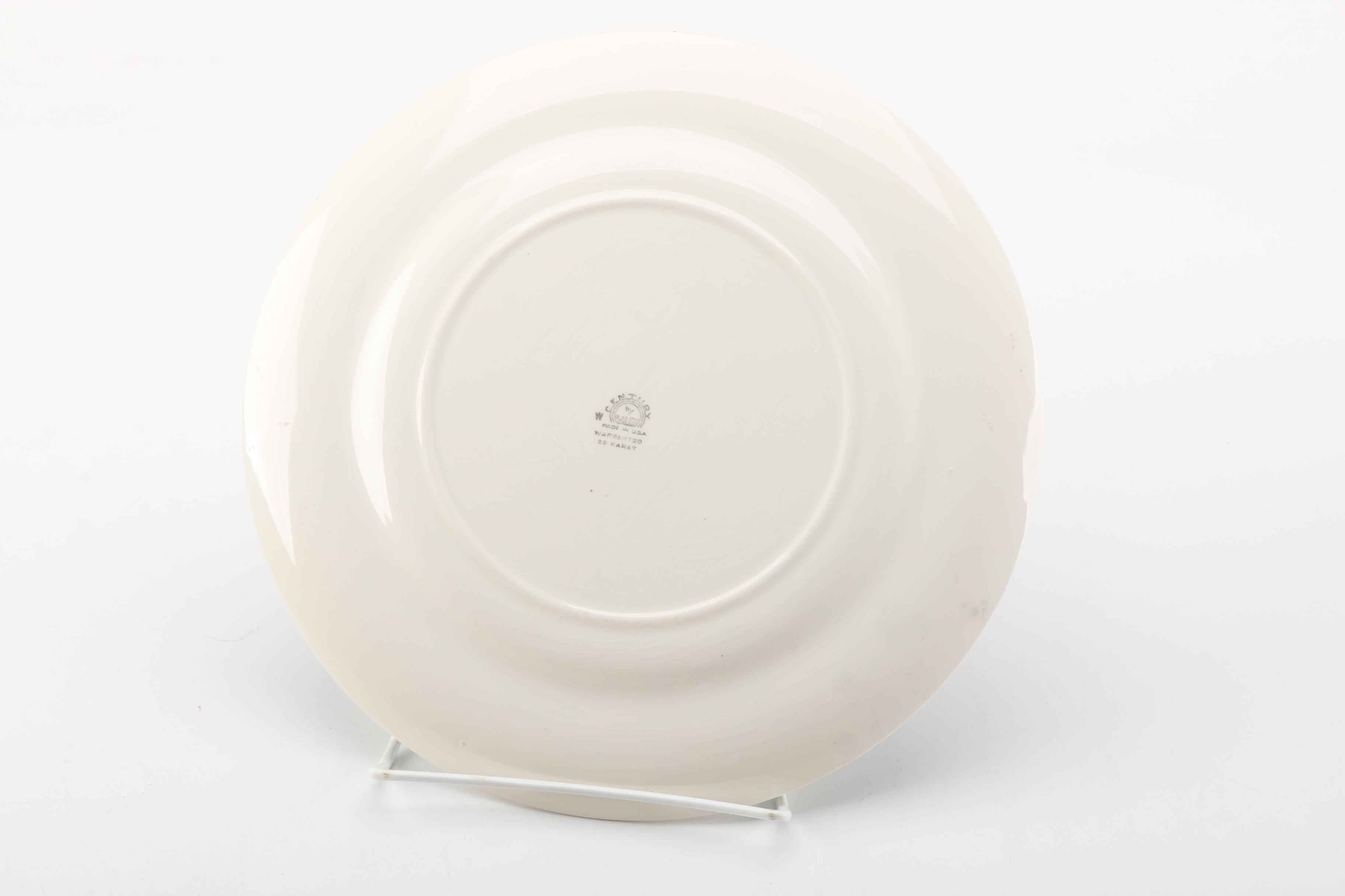 Salem China Co. Porcelain Plates