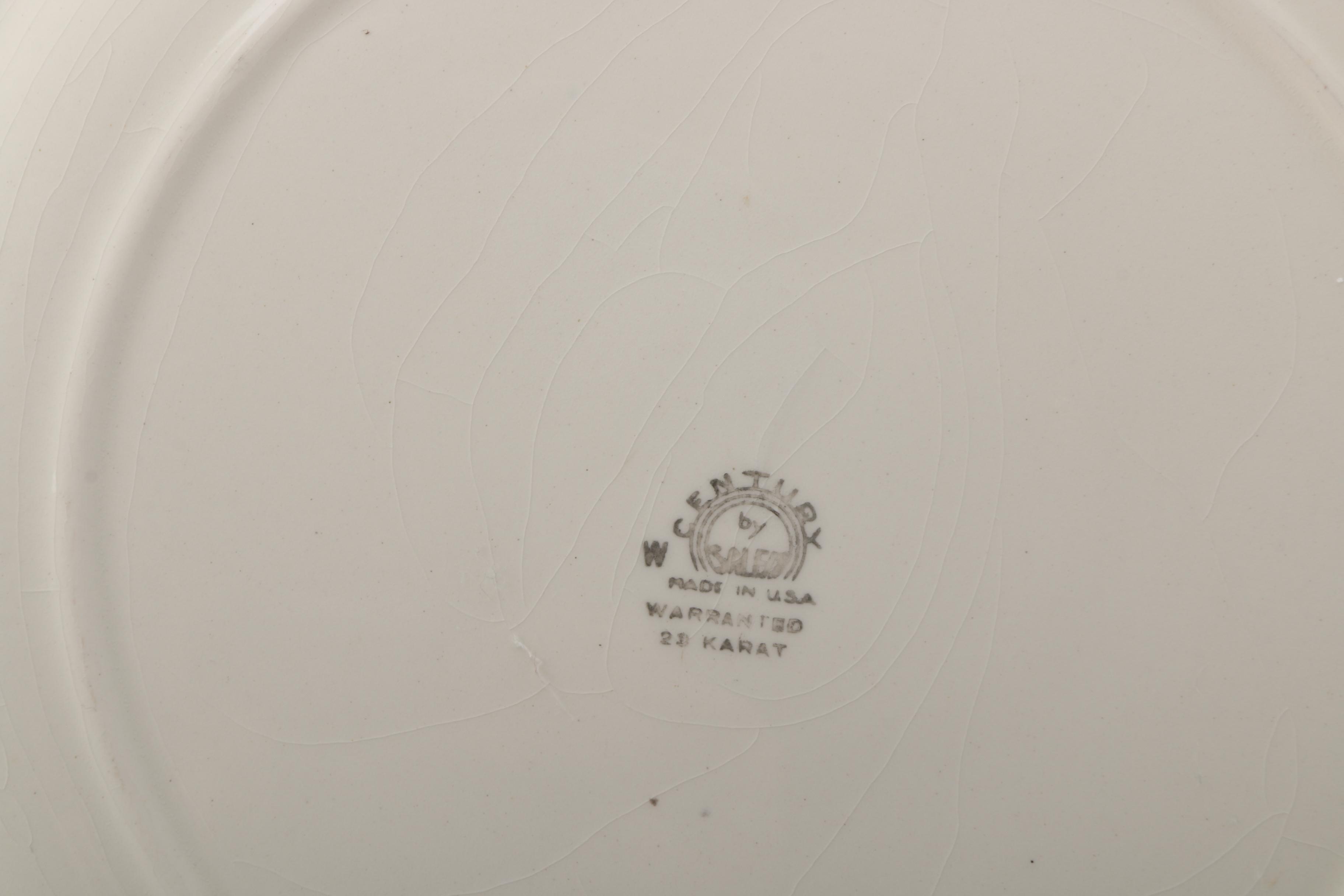 Salem China Co. Porcelain Plates