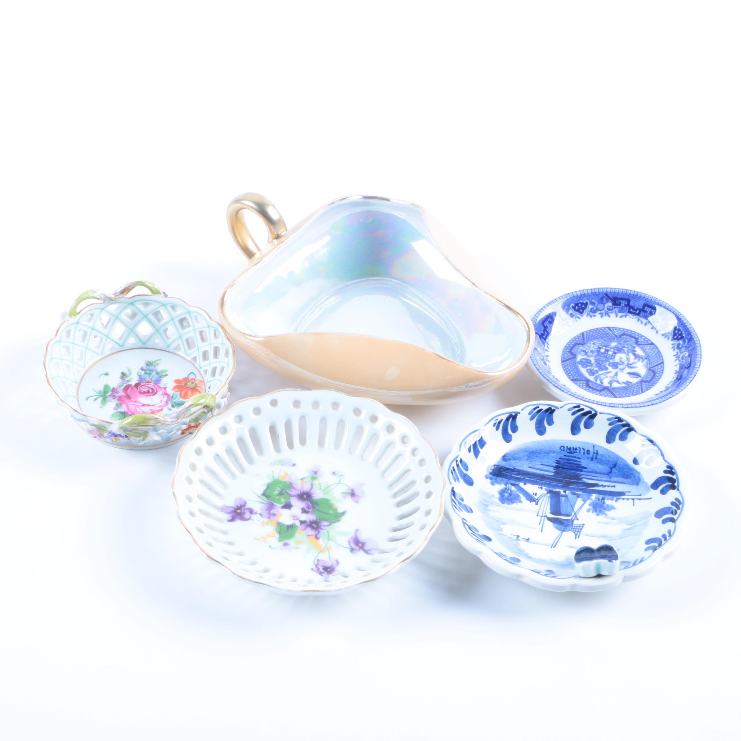 Delft, Dresden and Other Porcelain Tableware