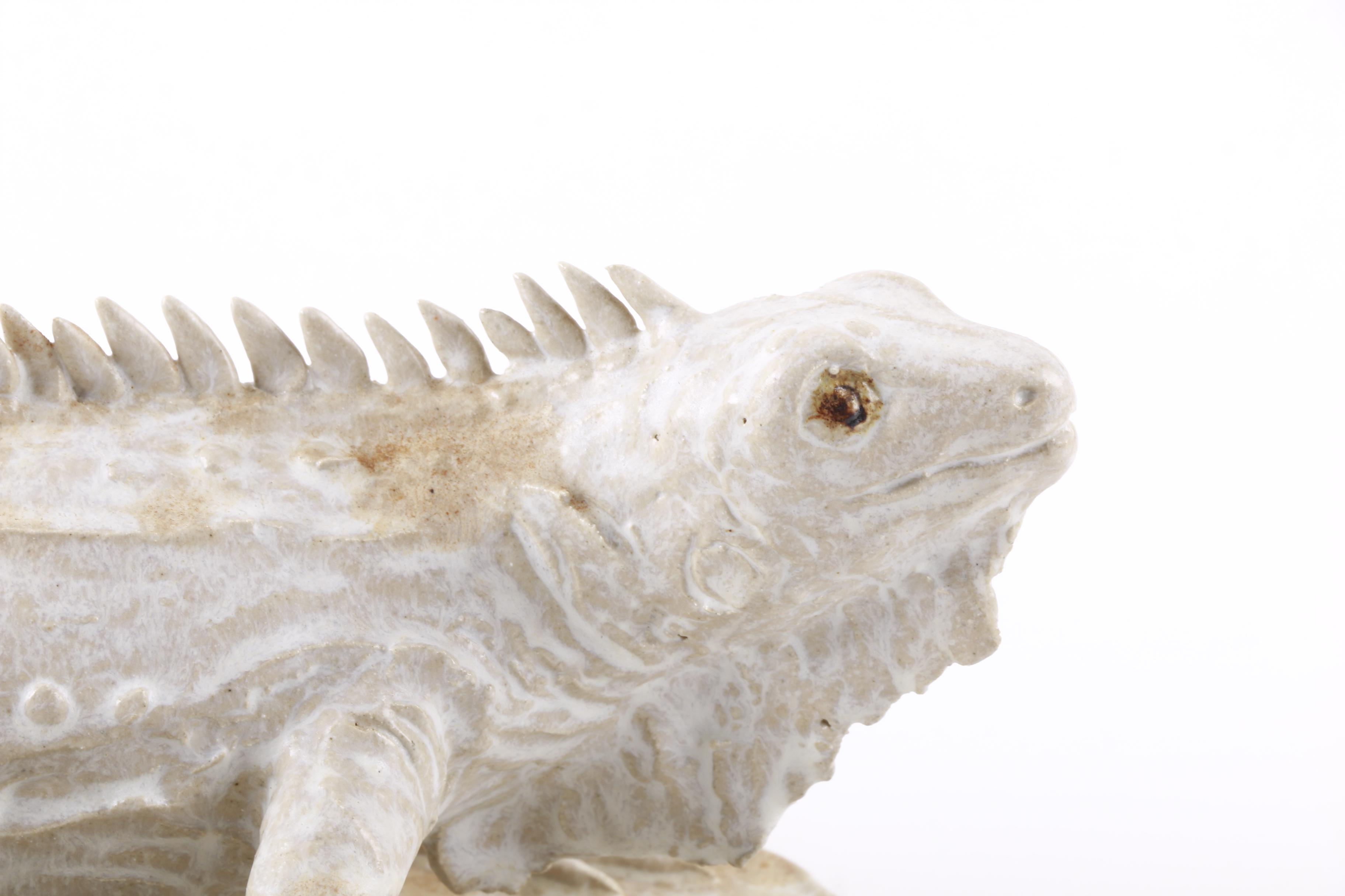 Ceramic Iguana Figurine