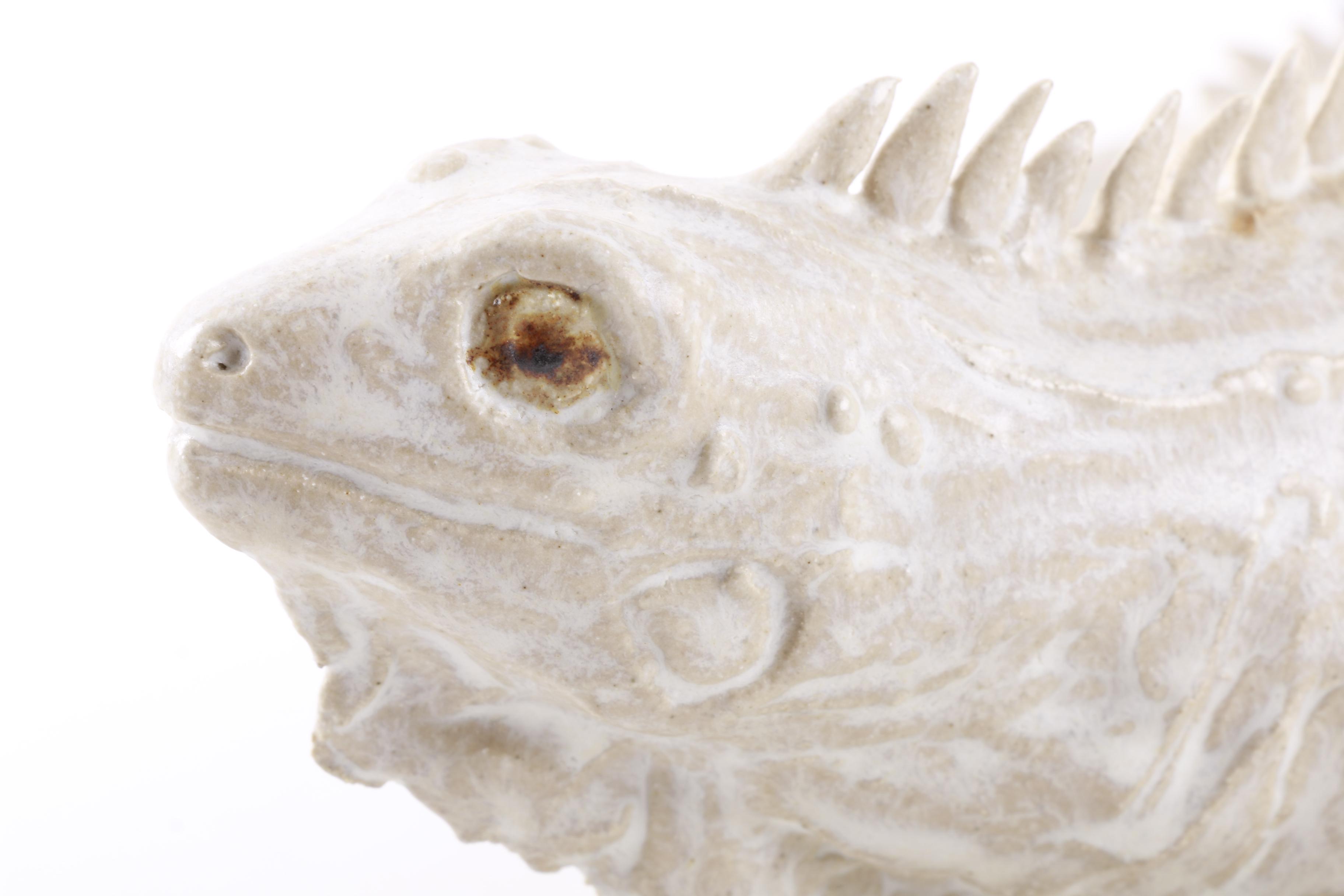 Ceramic Iguana Figurine