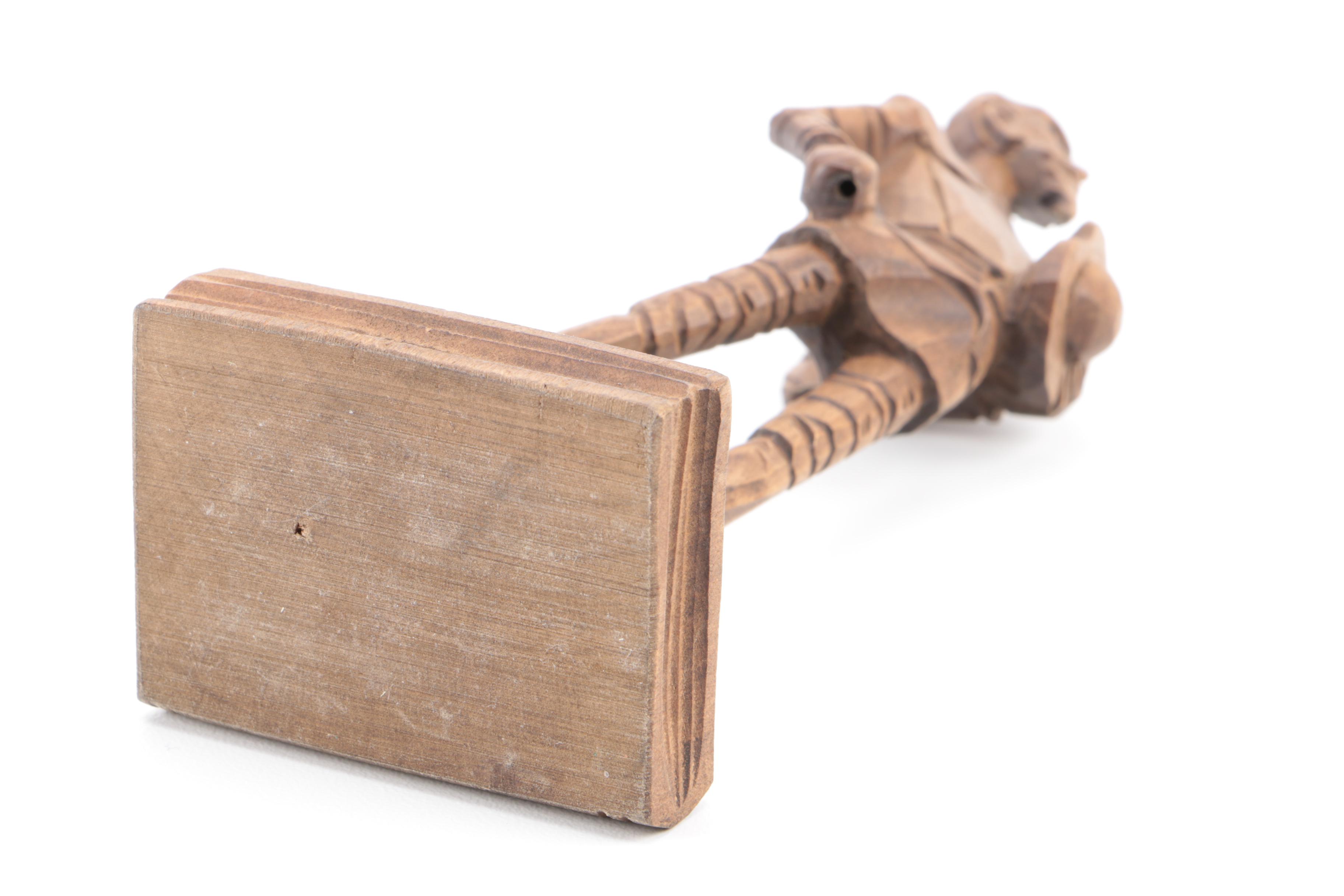 Wood Carved Don Quixote Figurine