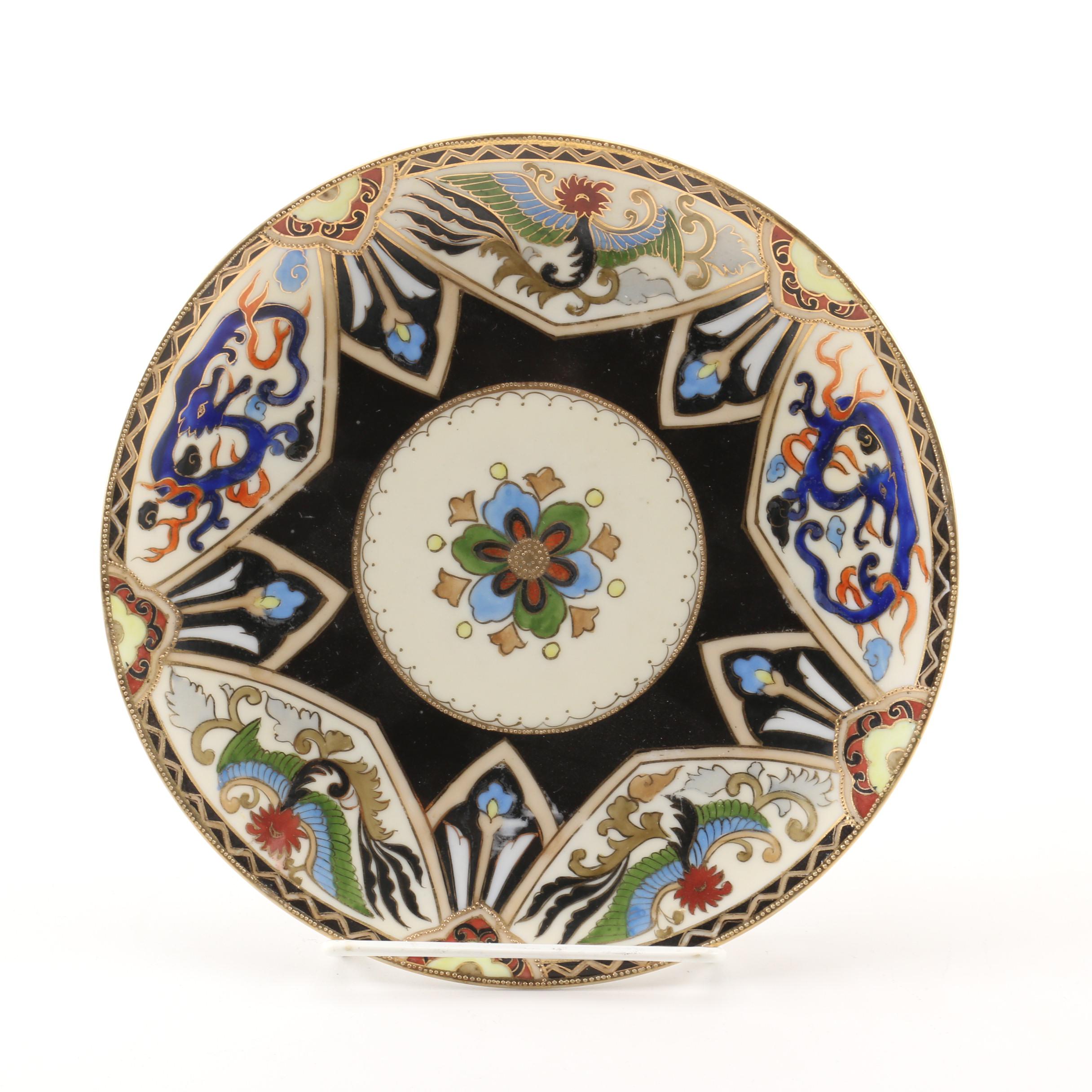 Vintage Hand-painted Noritake Imari Porcelain Plates