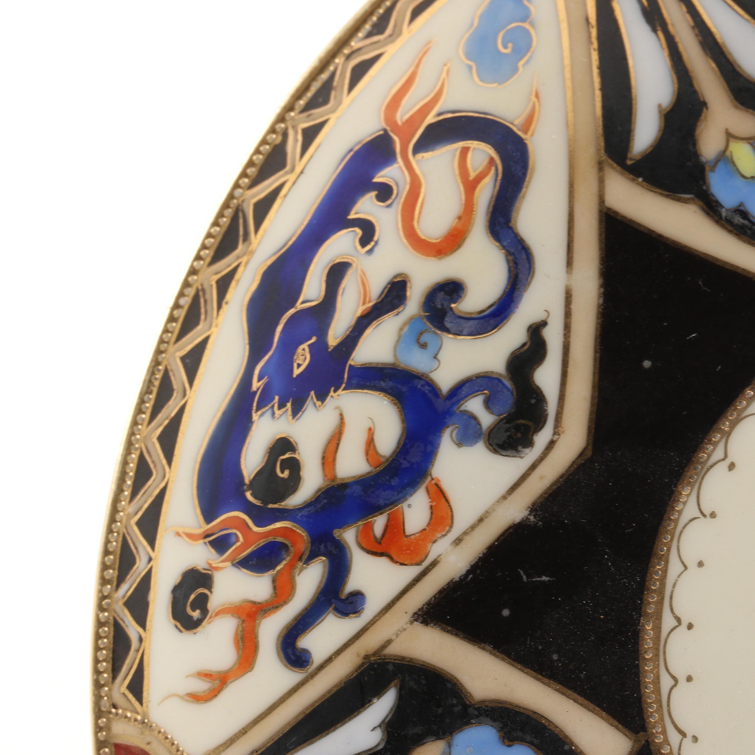 Vintage Hand-painted Noritake Imari Porcelain Plates