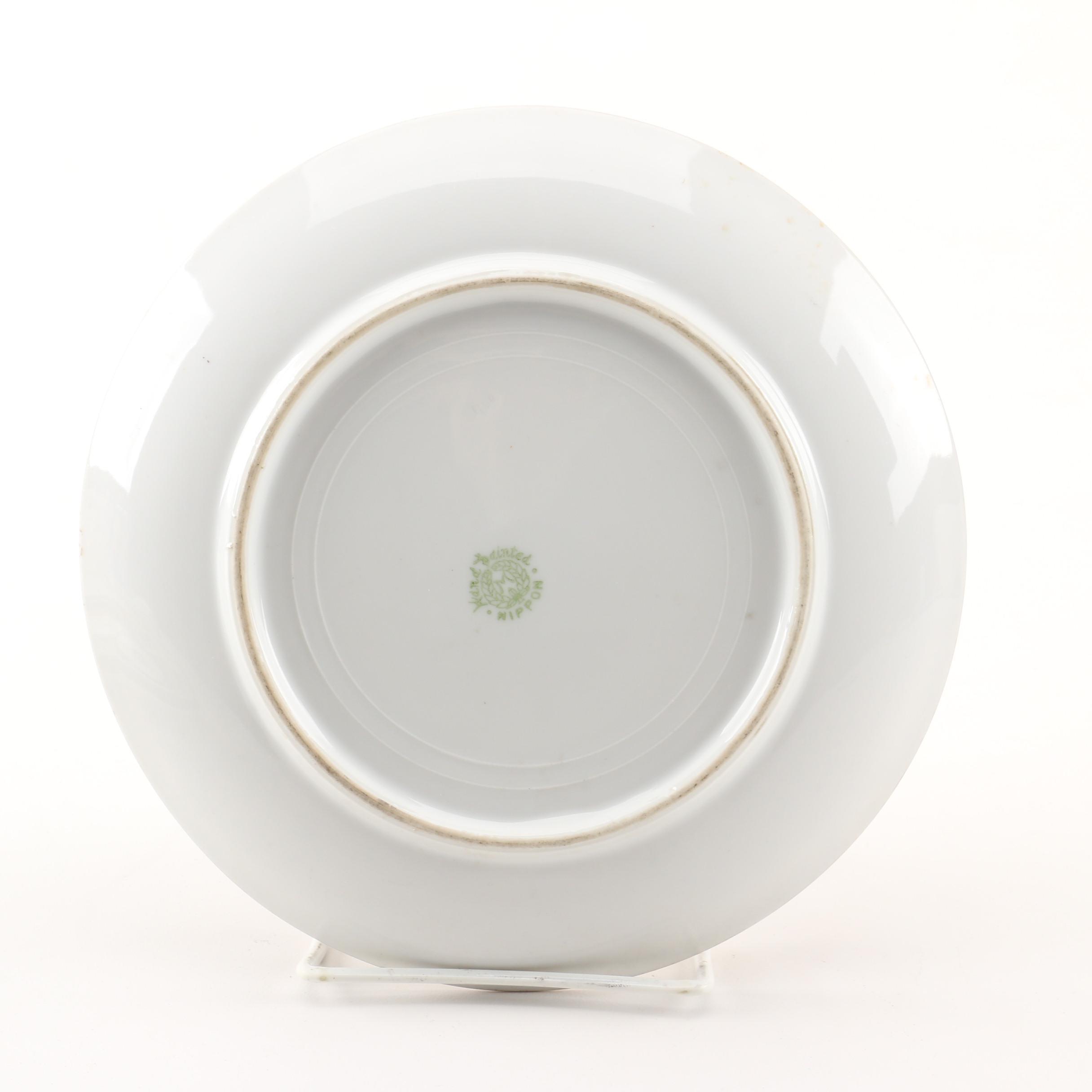 Vintage Hand-painted Noritake Imari Porcelain Plates