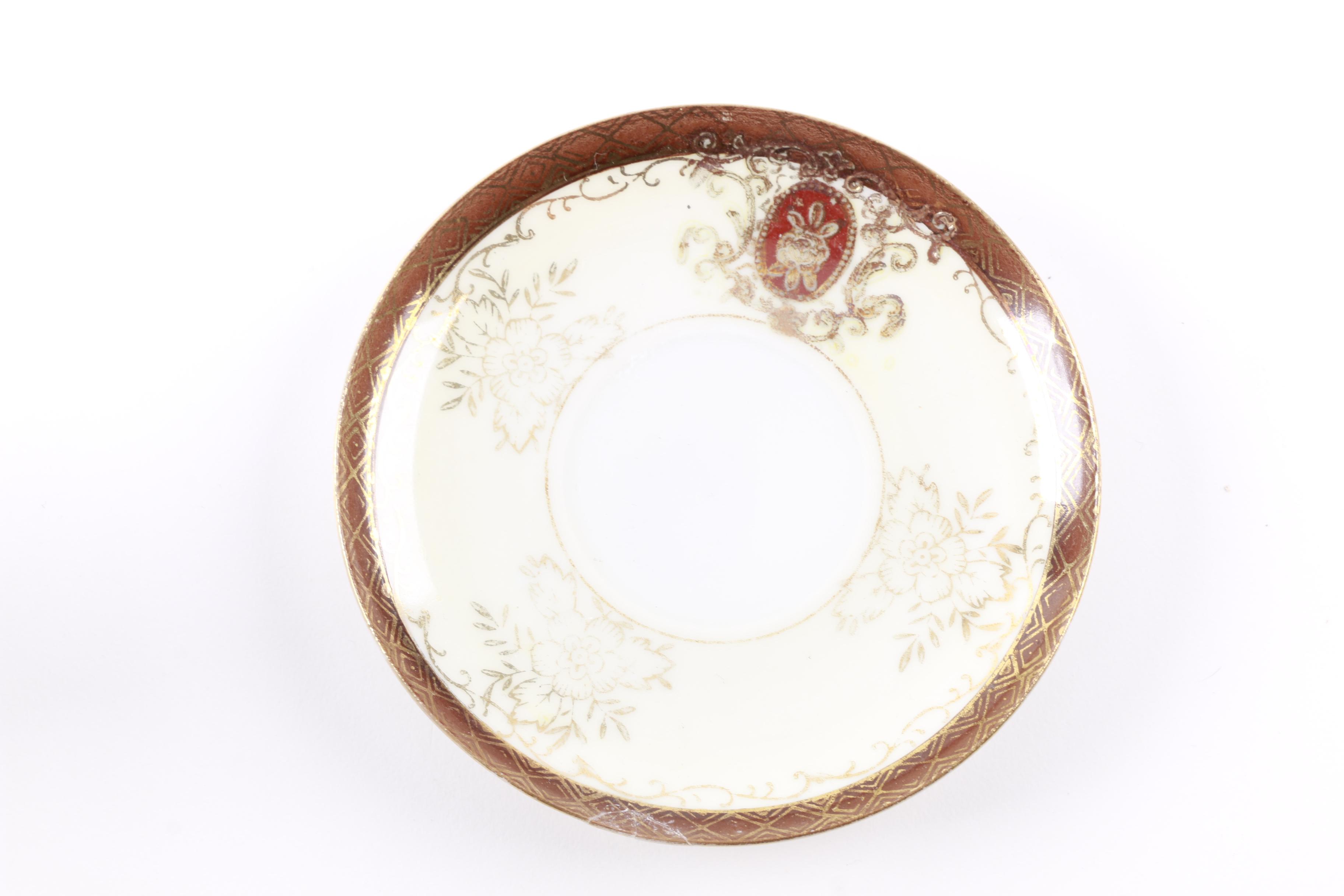 China Teacup and Saucer Sets Including Royal Bayreuth