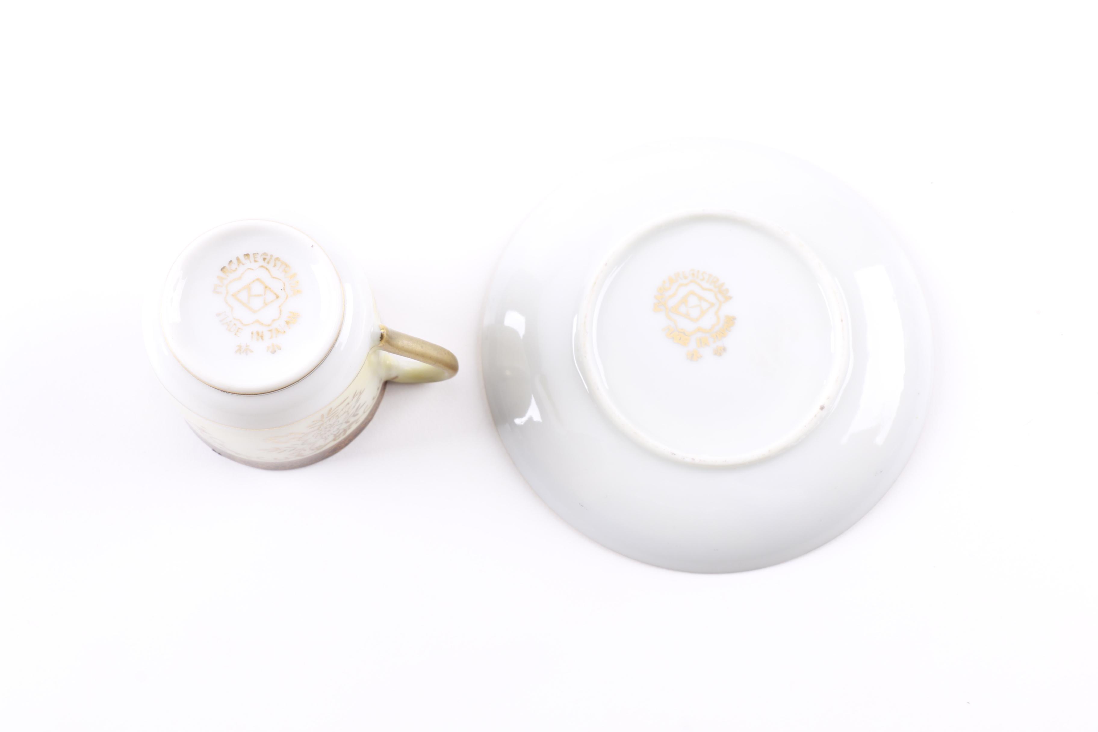 China Teacup and Saucer Sets Including Royal Bayreuth