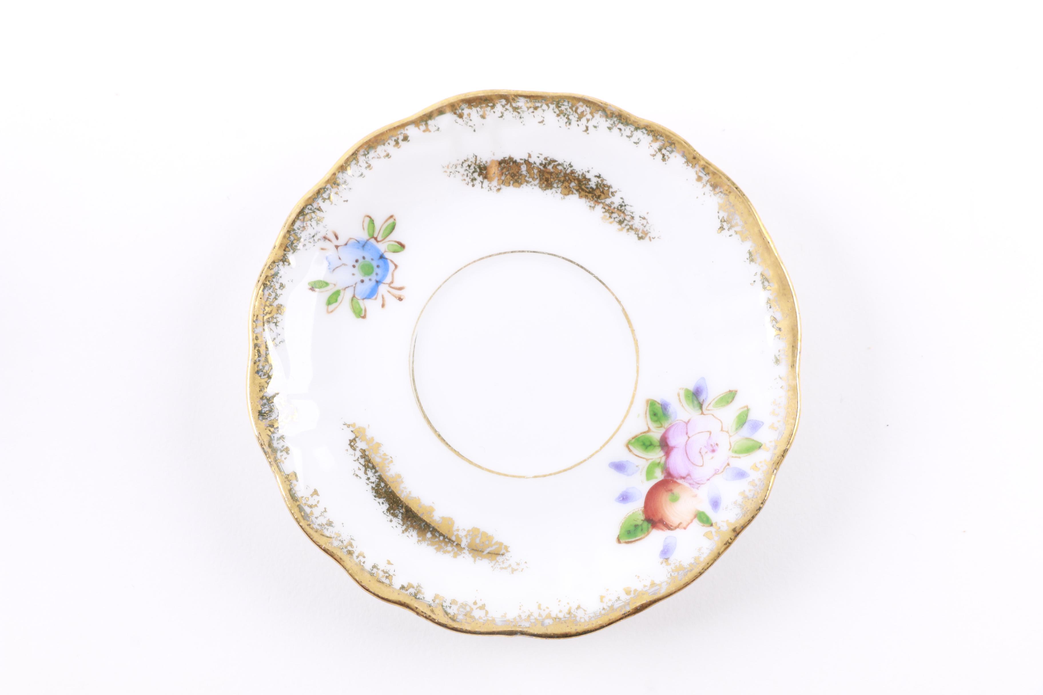 China Teacup and Saucer Sets Including Royal Bayreuth