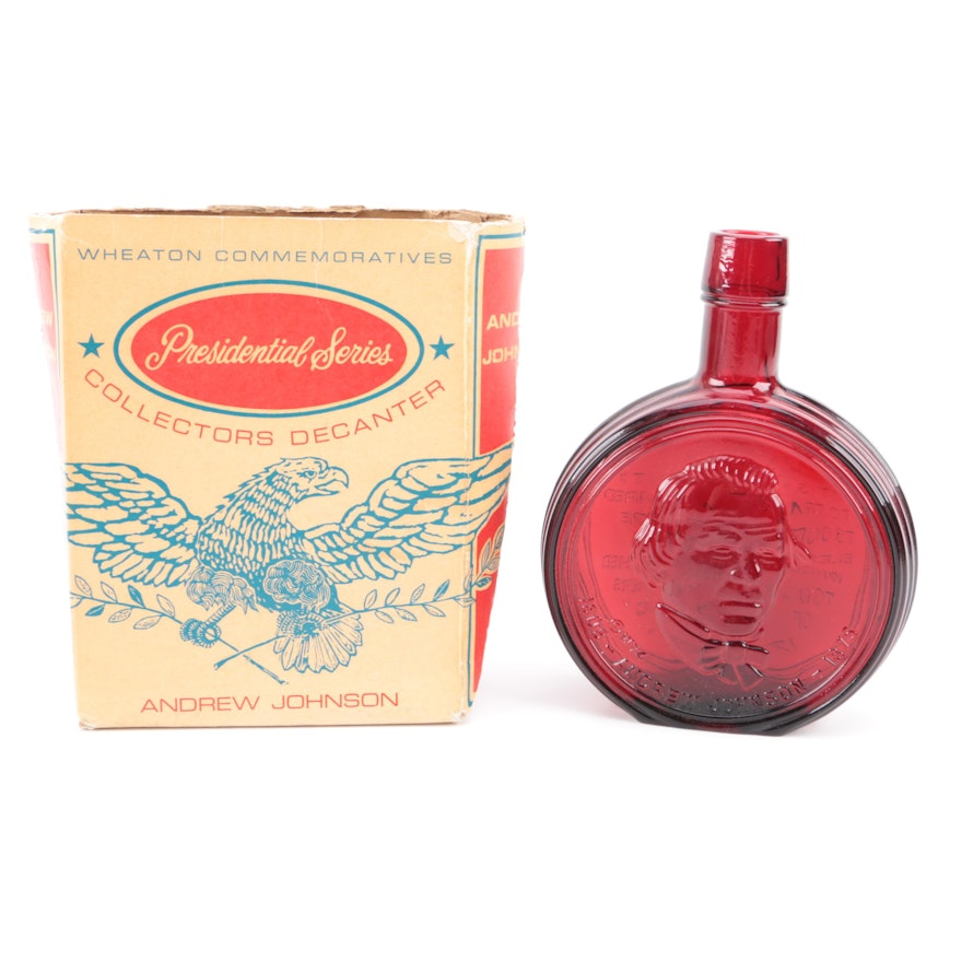 Wheaton Commemortatives  Presidential Series Andrew Johnson Decanter