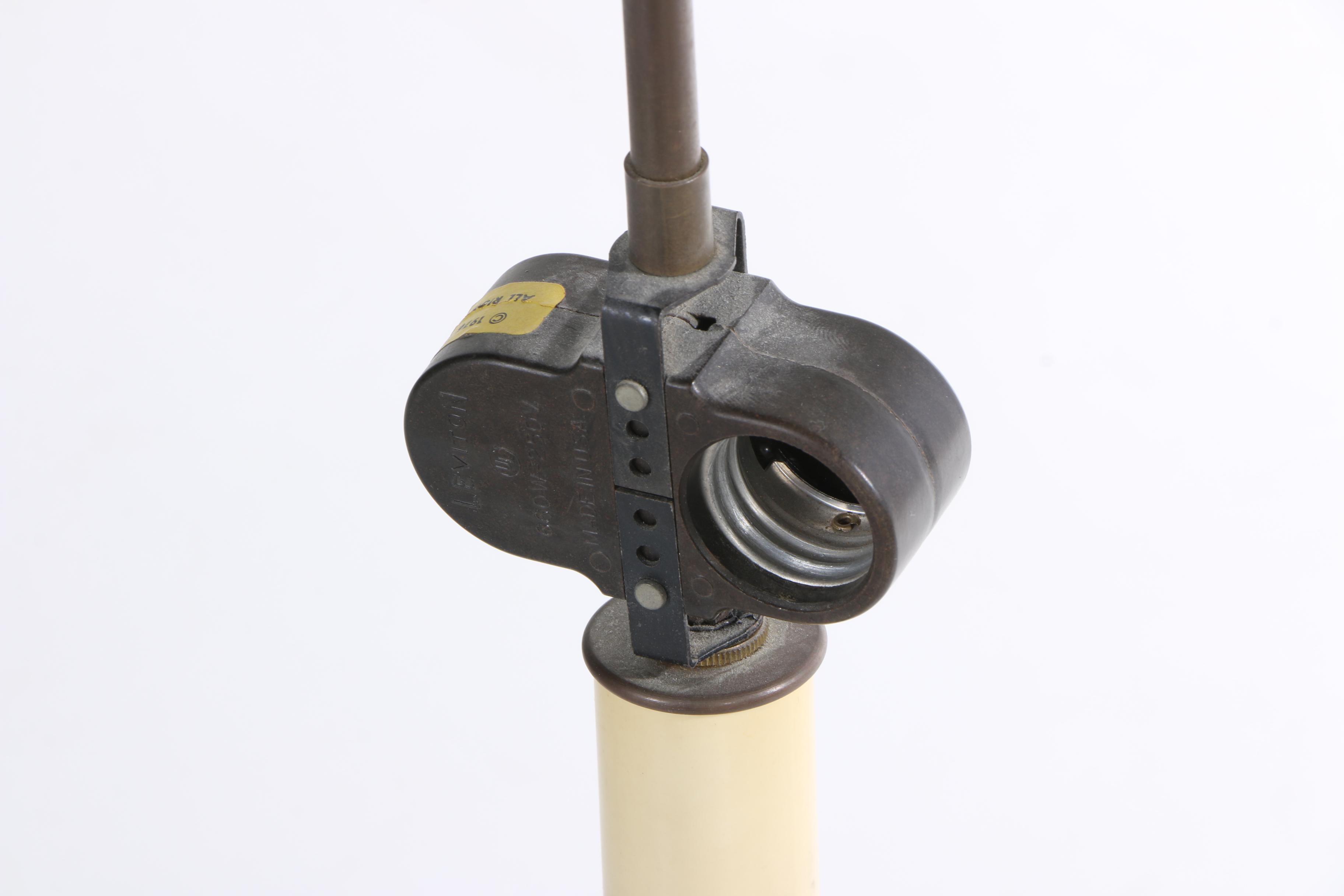 Vintage Chapman Brass and Faux Ostrich Egg Table Lamp