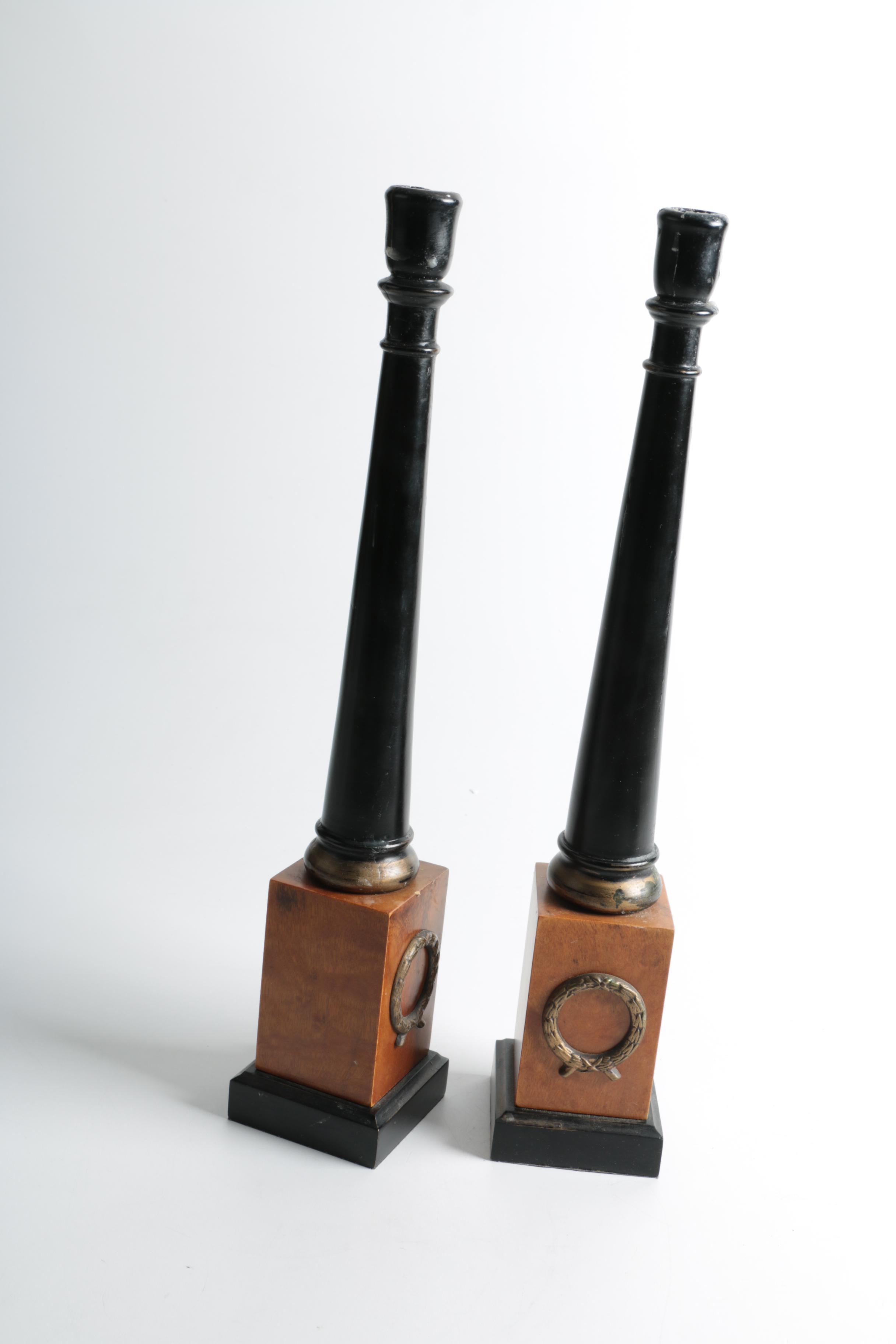 Wooden Candlesticks