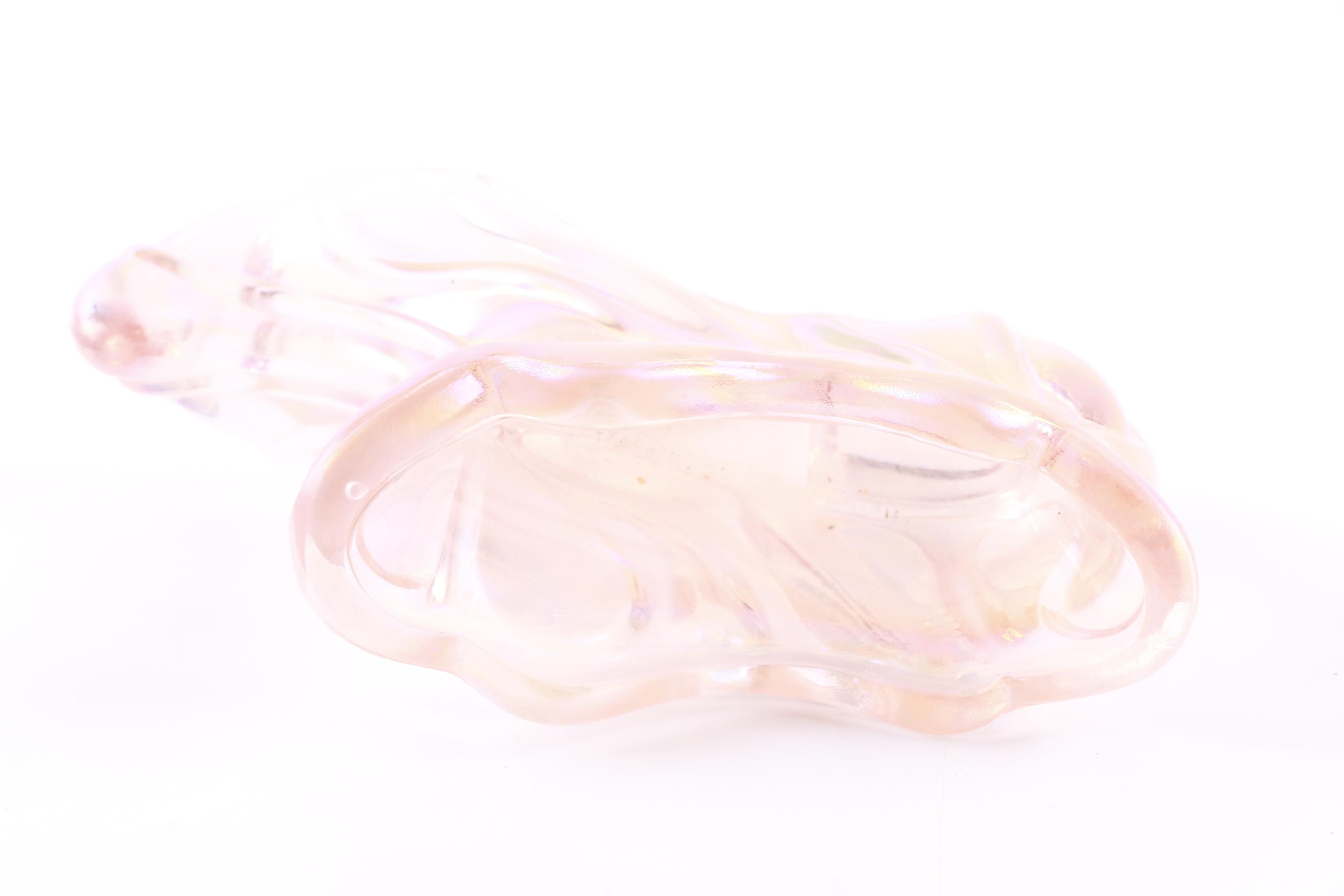 Fenton Pressed Opalescent Carnival Glass Shoe