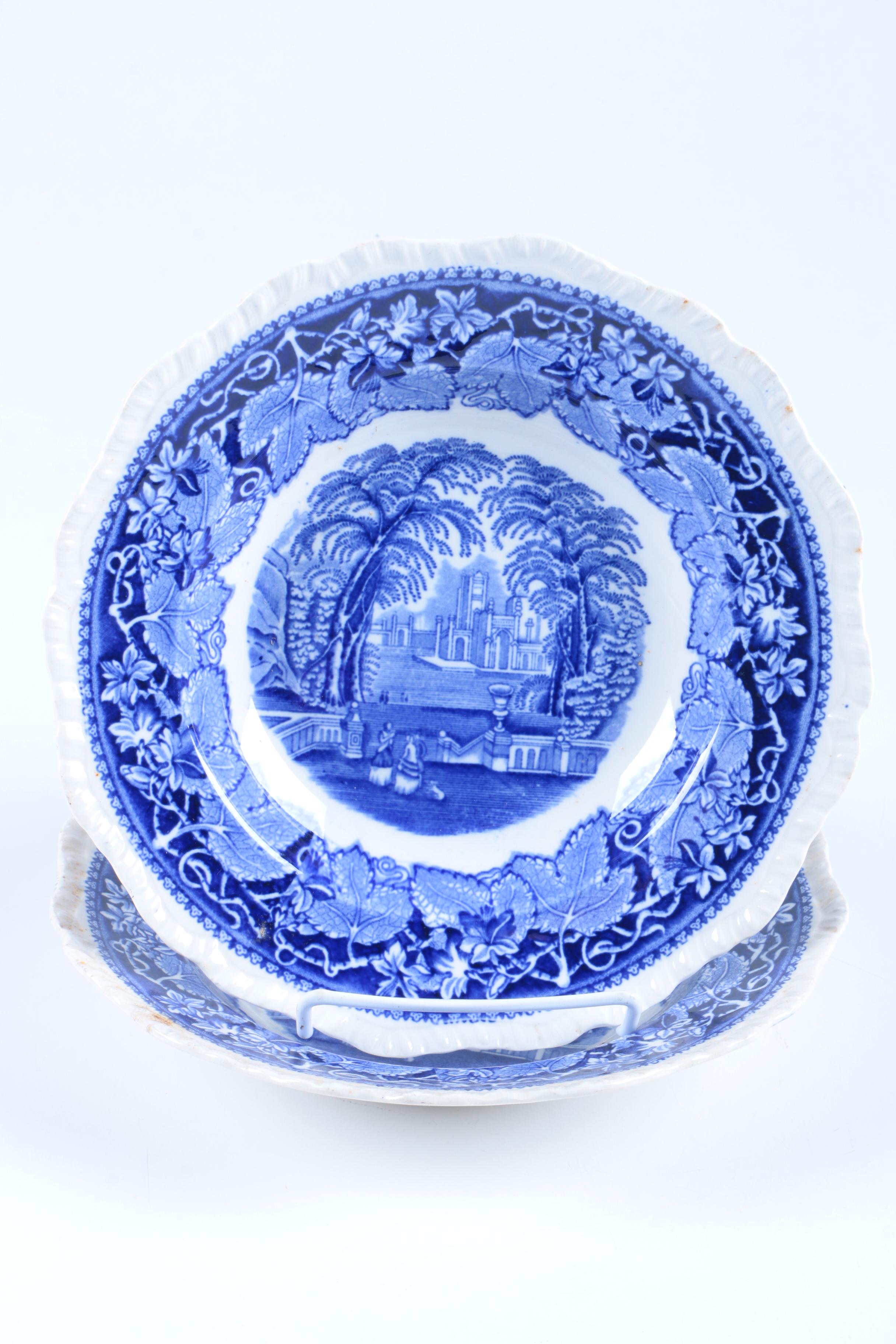 Mason's "Vista Blue" Ironstone Tableware