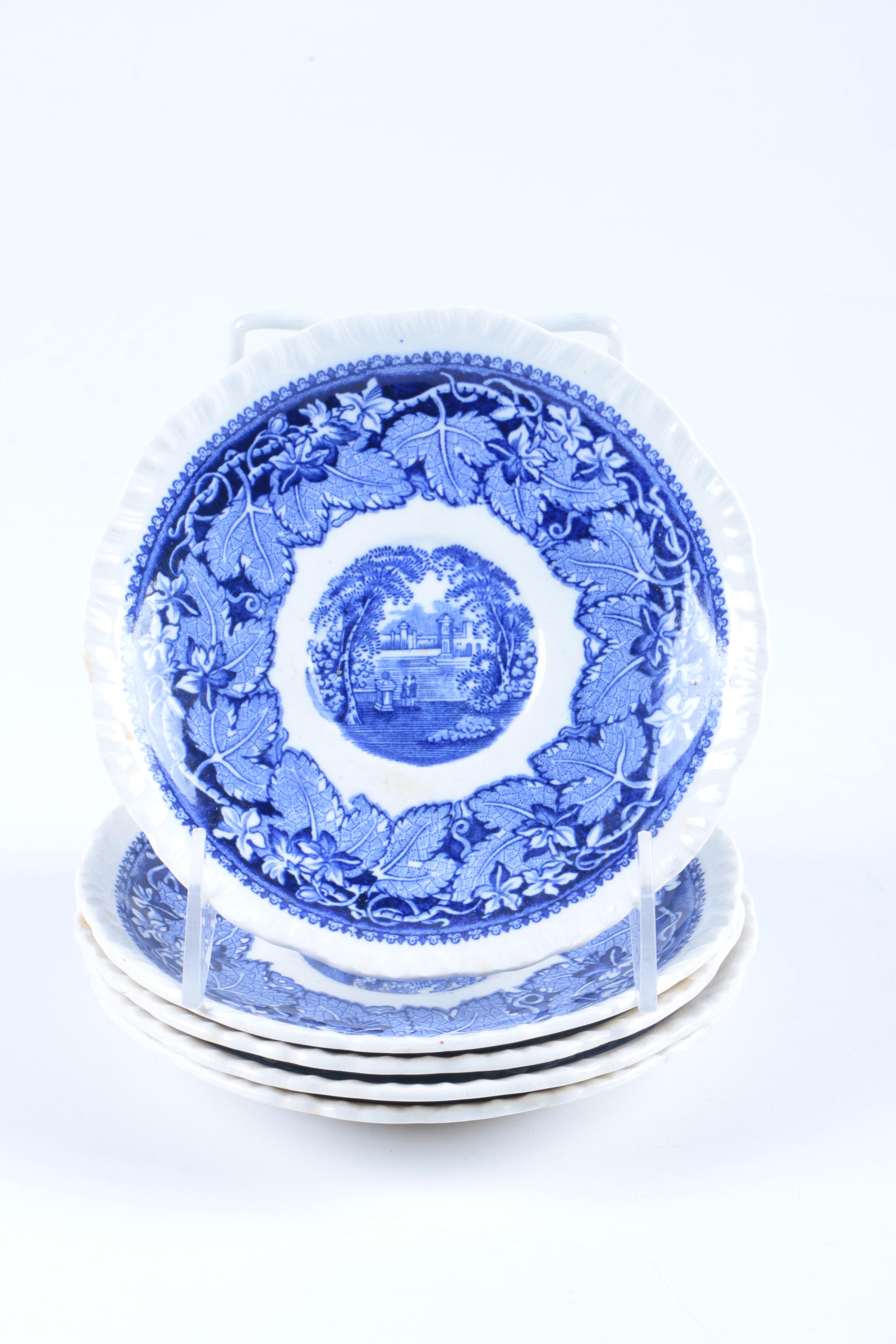 Mason's "Vista Blue" Ironstone Tableware