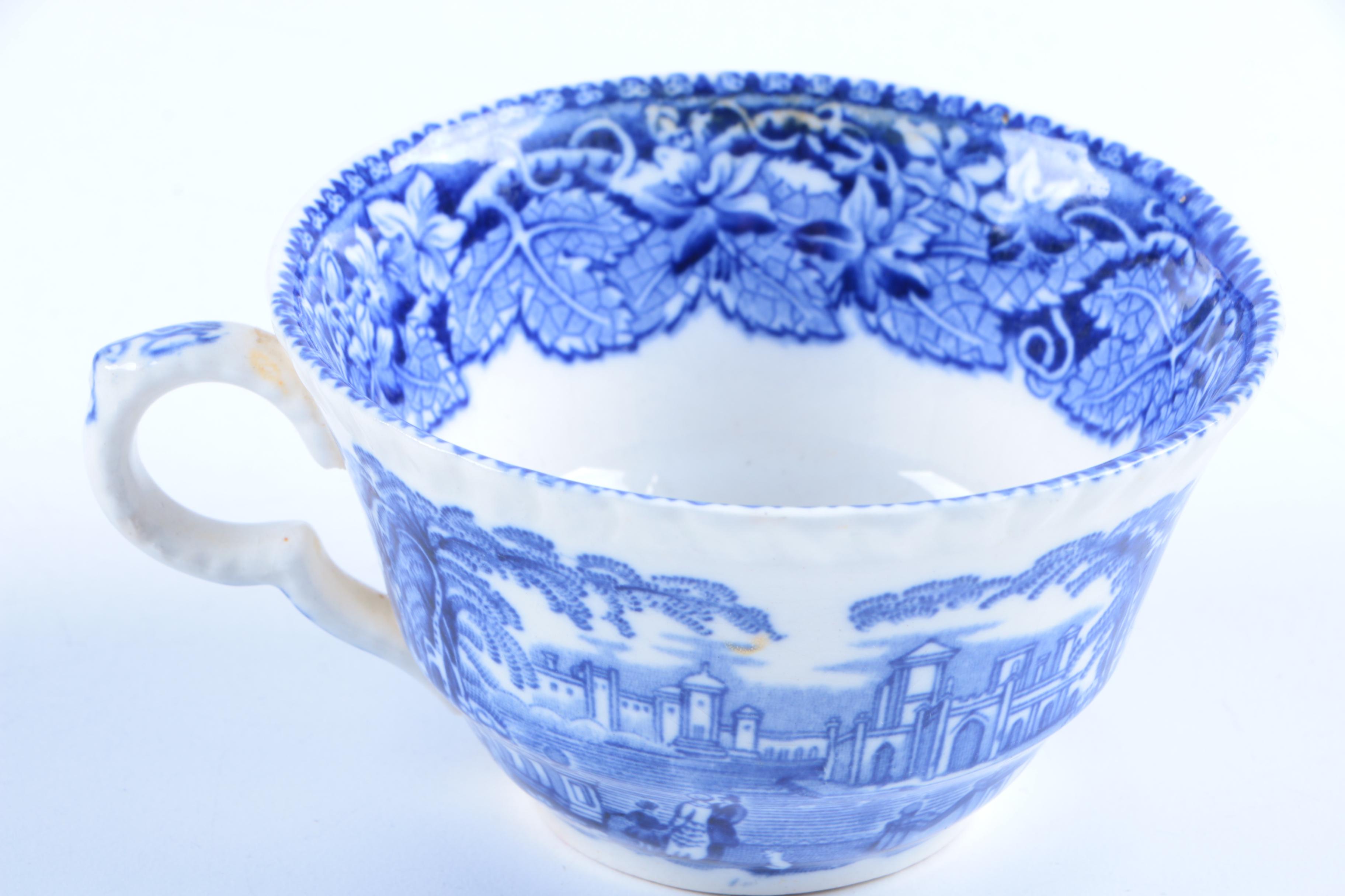 Mason's "Vista Blue" Ironstone Tableware