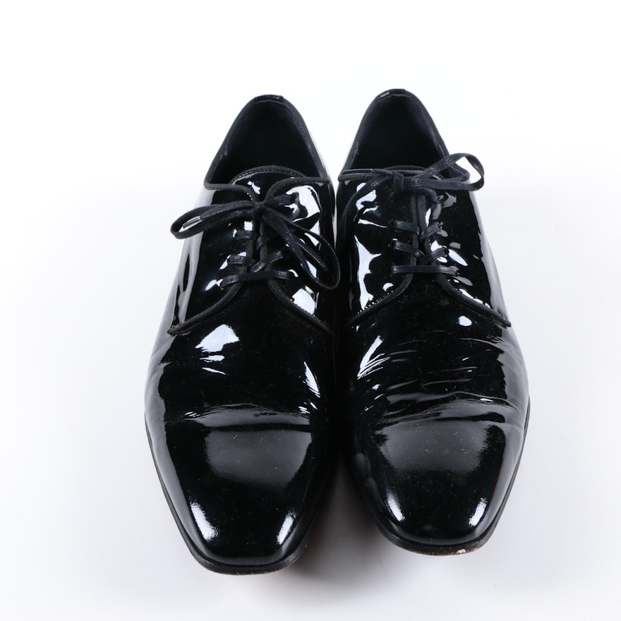Men's Tommy Hilfiger Black Patent Leather Dress Shoes