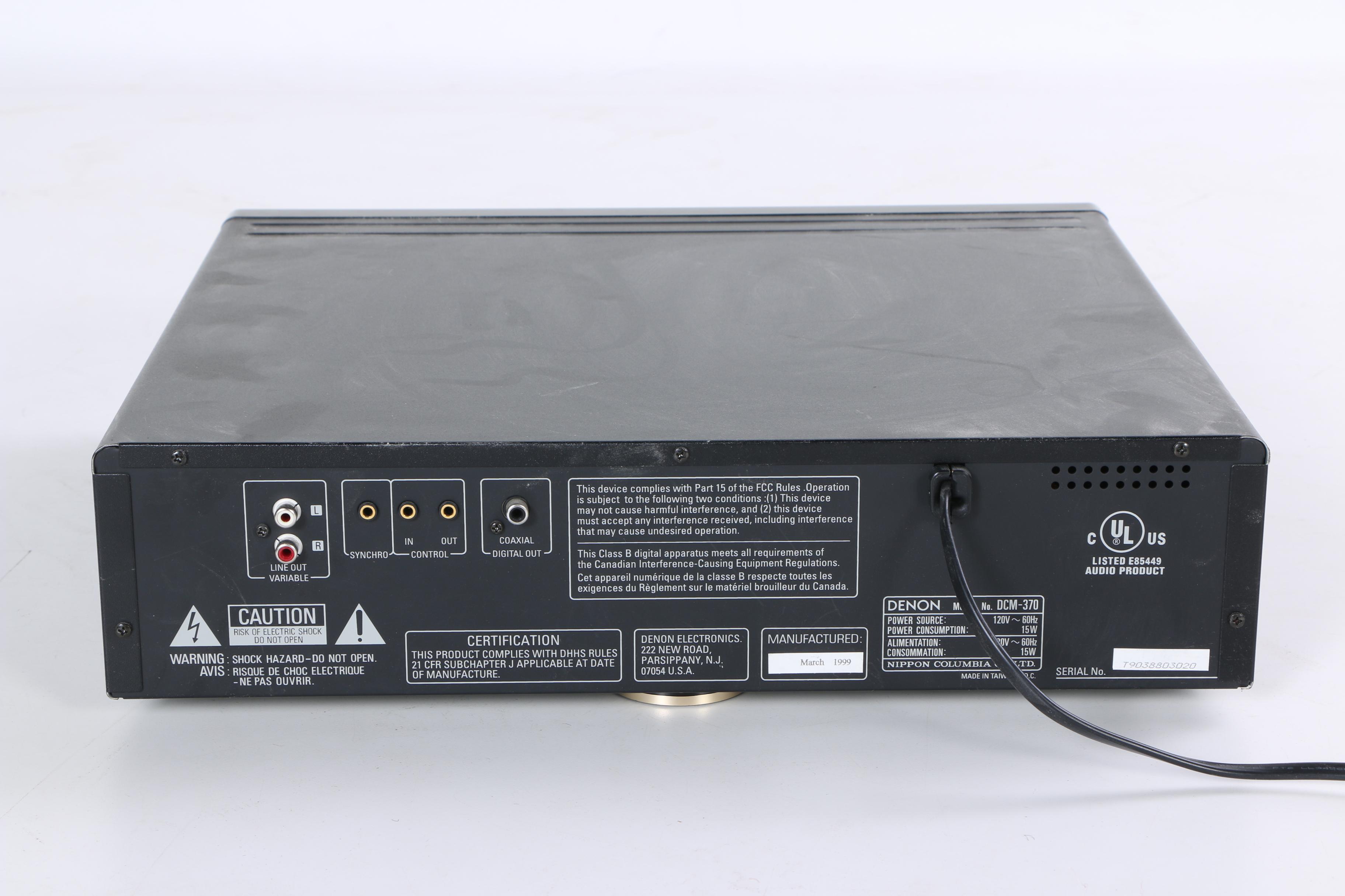 CD Player and Stereo System