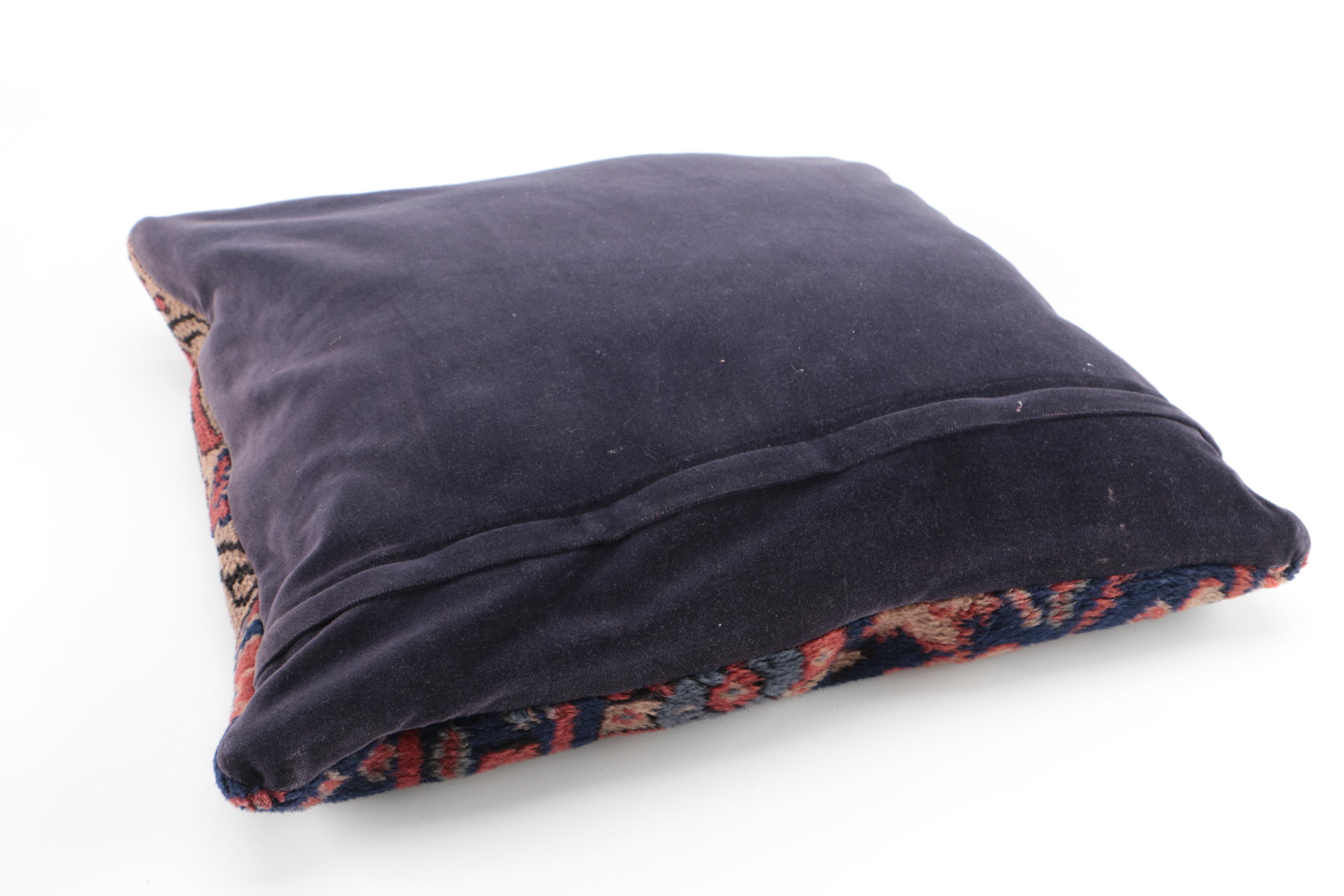 Handwoven Central Asian Rug Throw Pillows