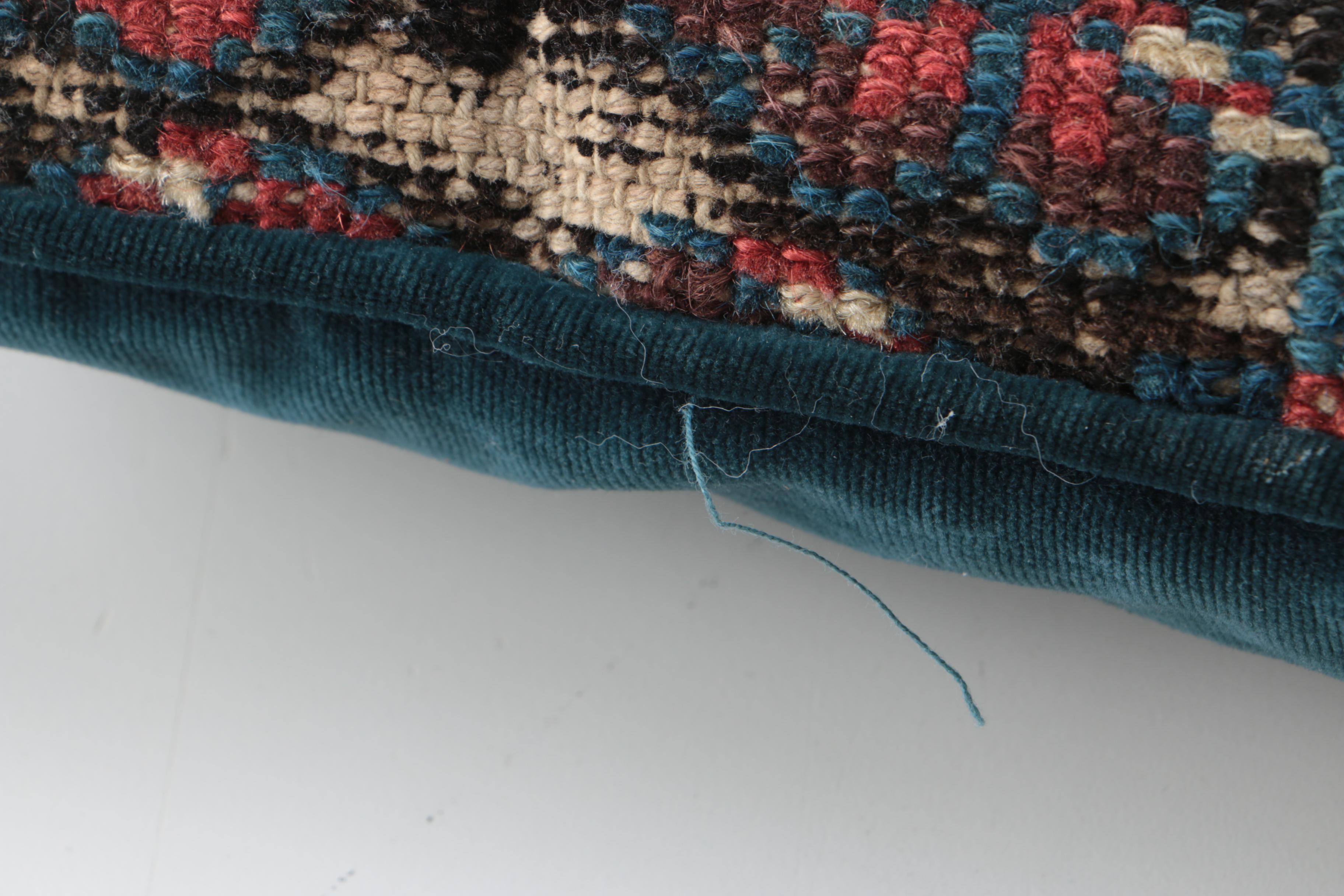 Handwoven Central Asian Rug Throw Pillows