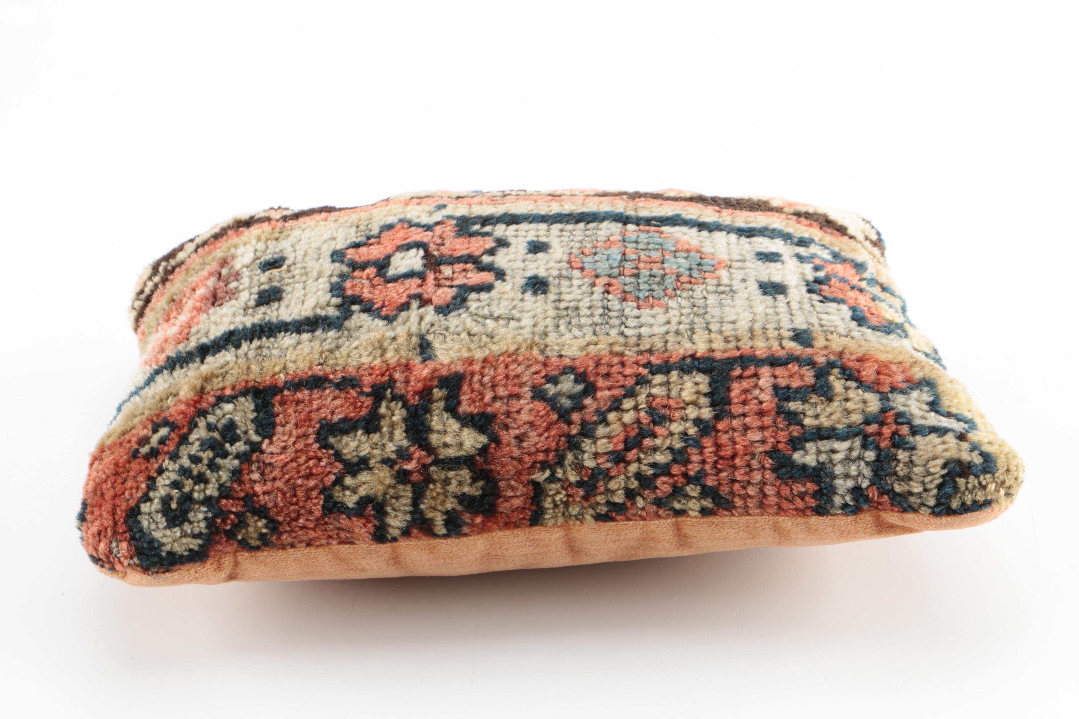 Handwoven Central Asian Rug Throw Pillows