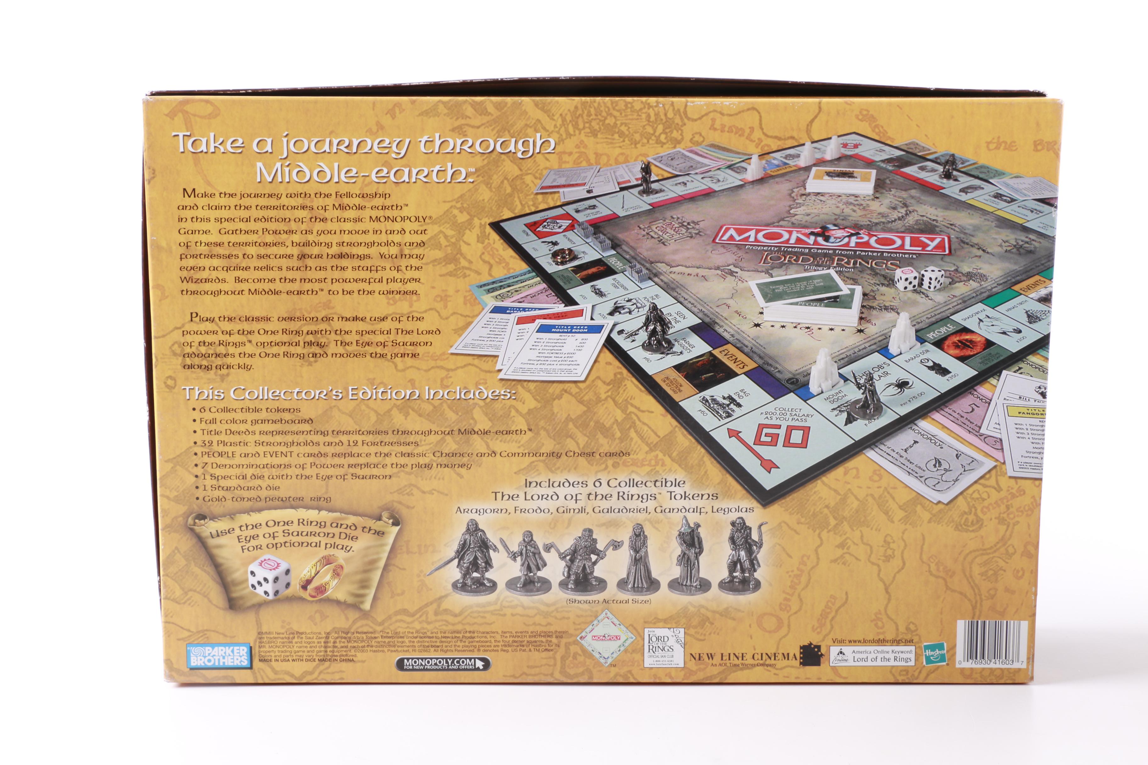 Pair of "The Lord of the Rings" Board Games