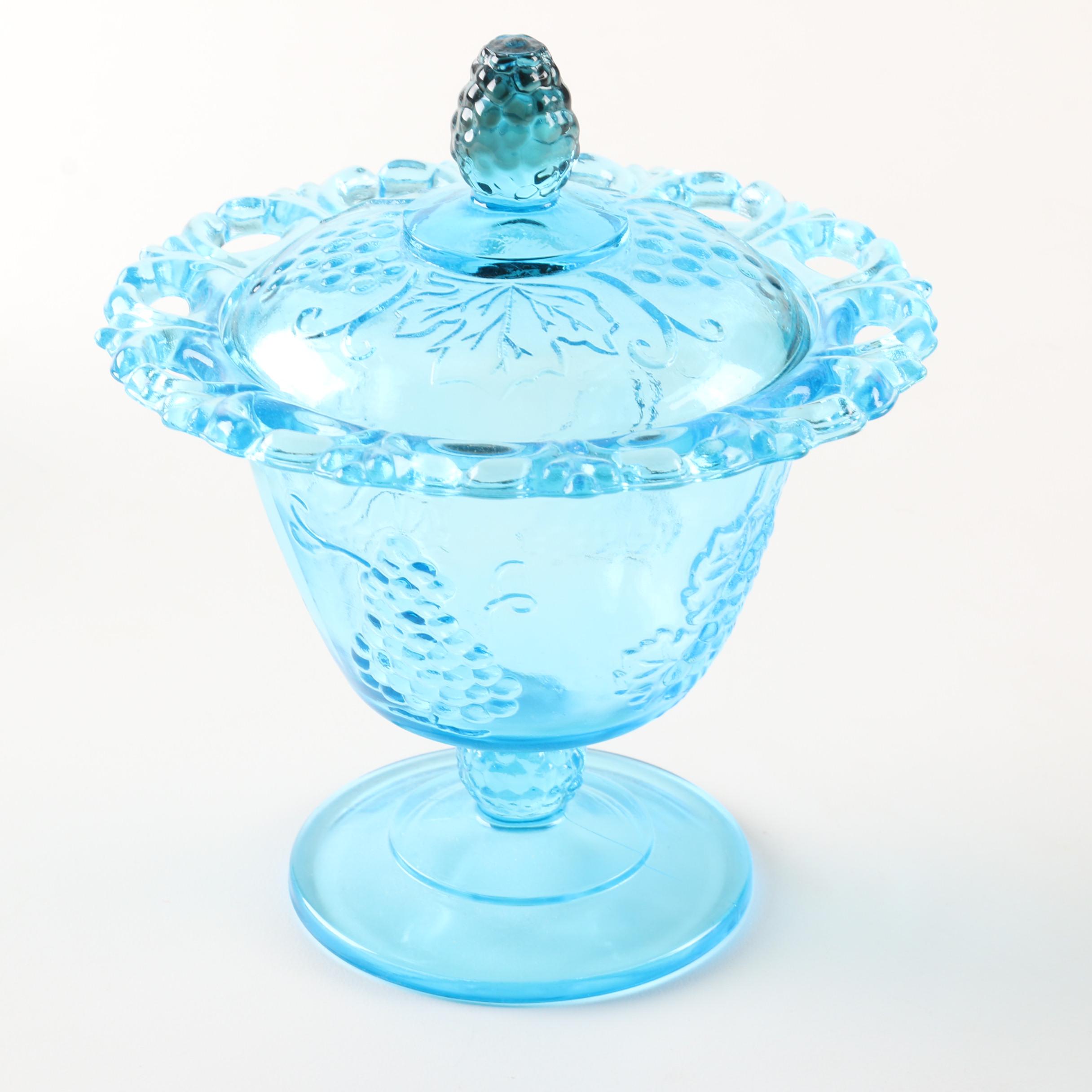 Colored Glass Table Decor