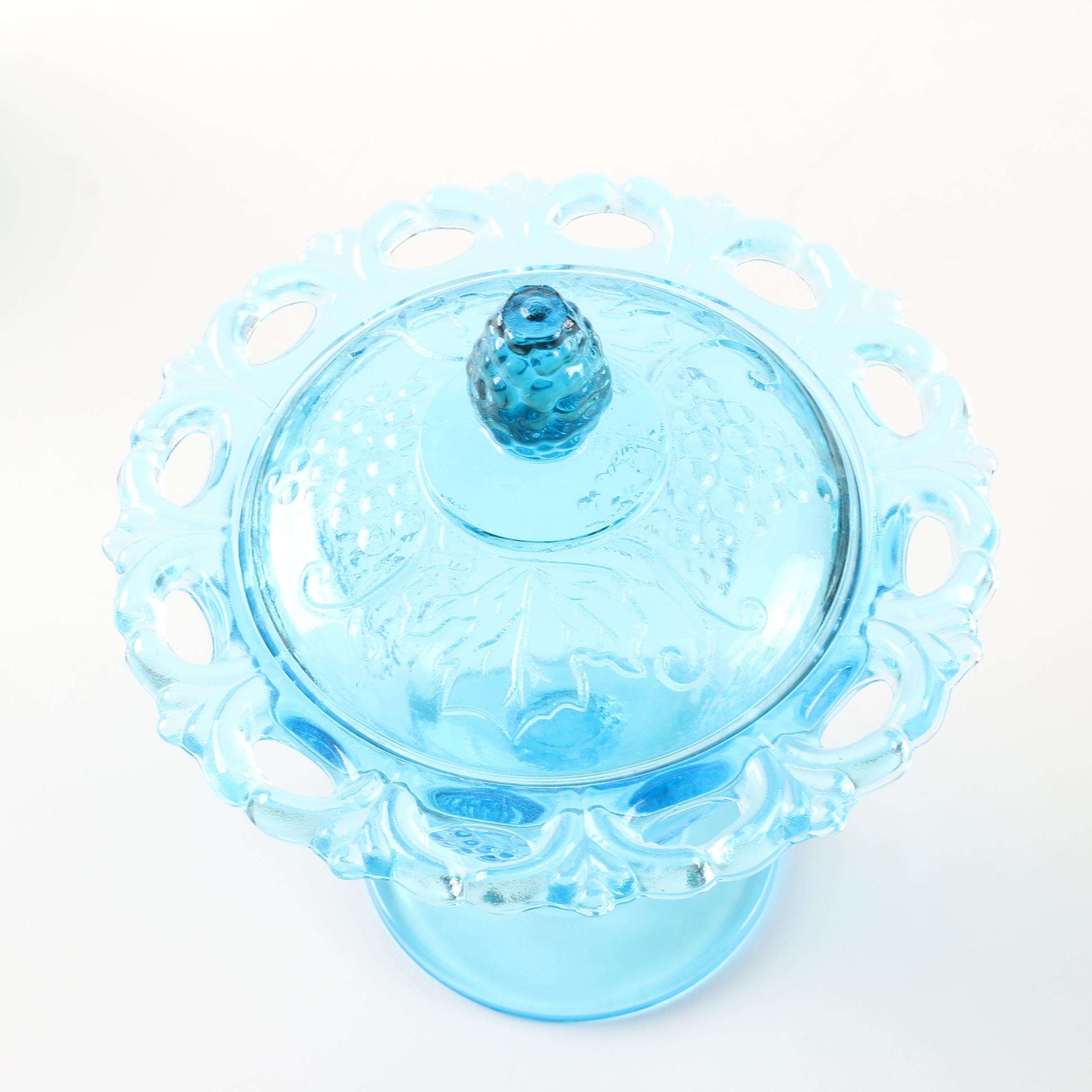 Colored Glass Table Decor