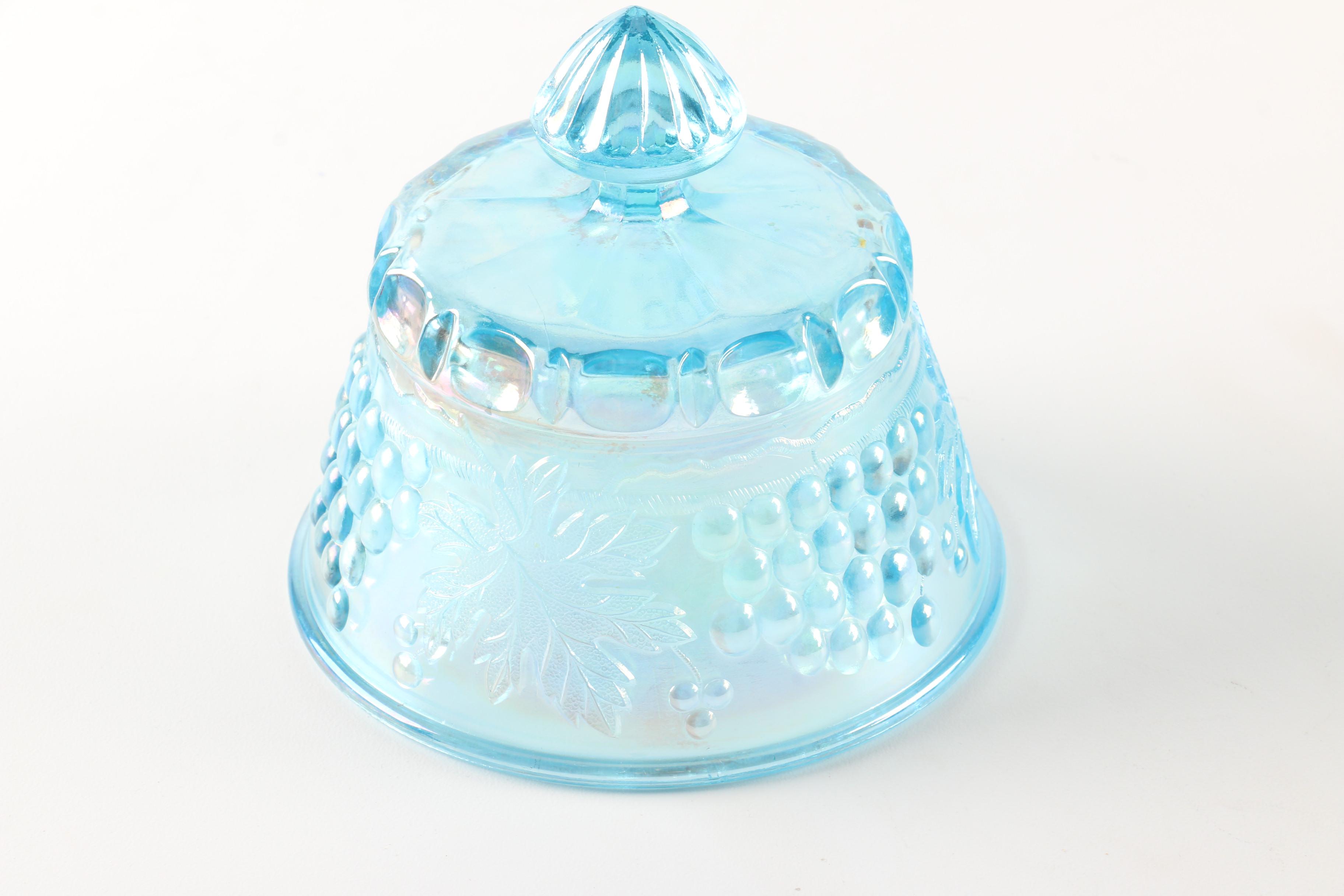 Colored Glass Table Decor