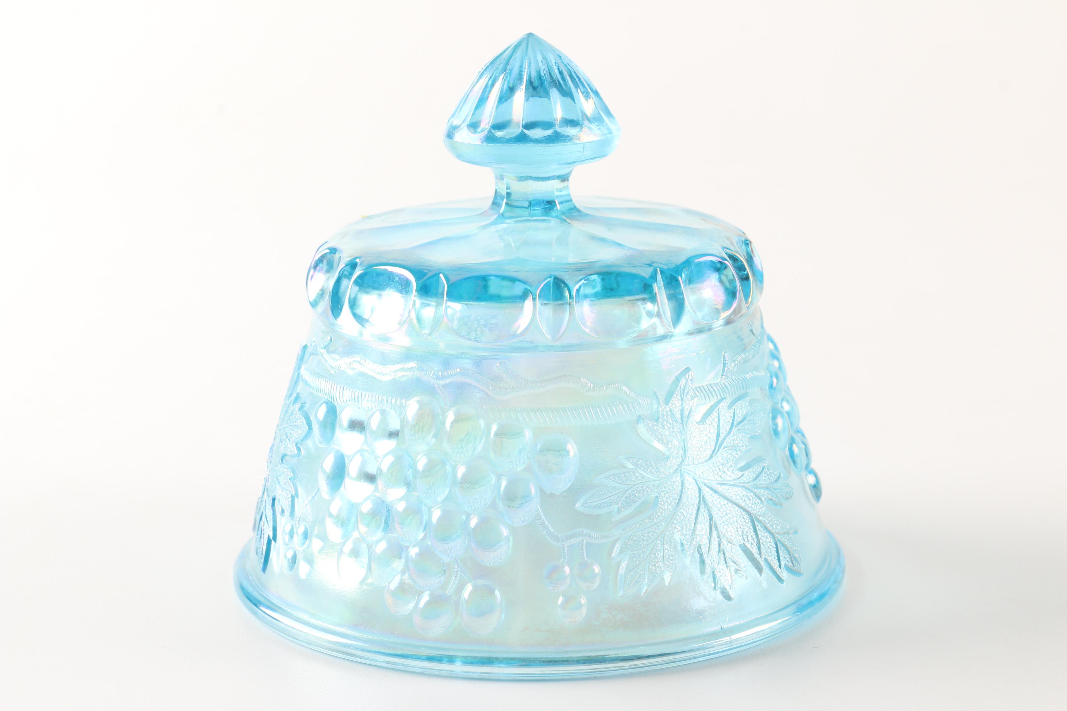 Colored Glass Table Decor