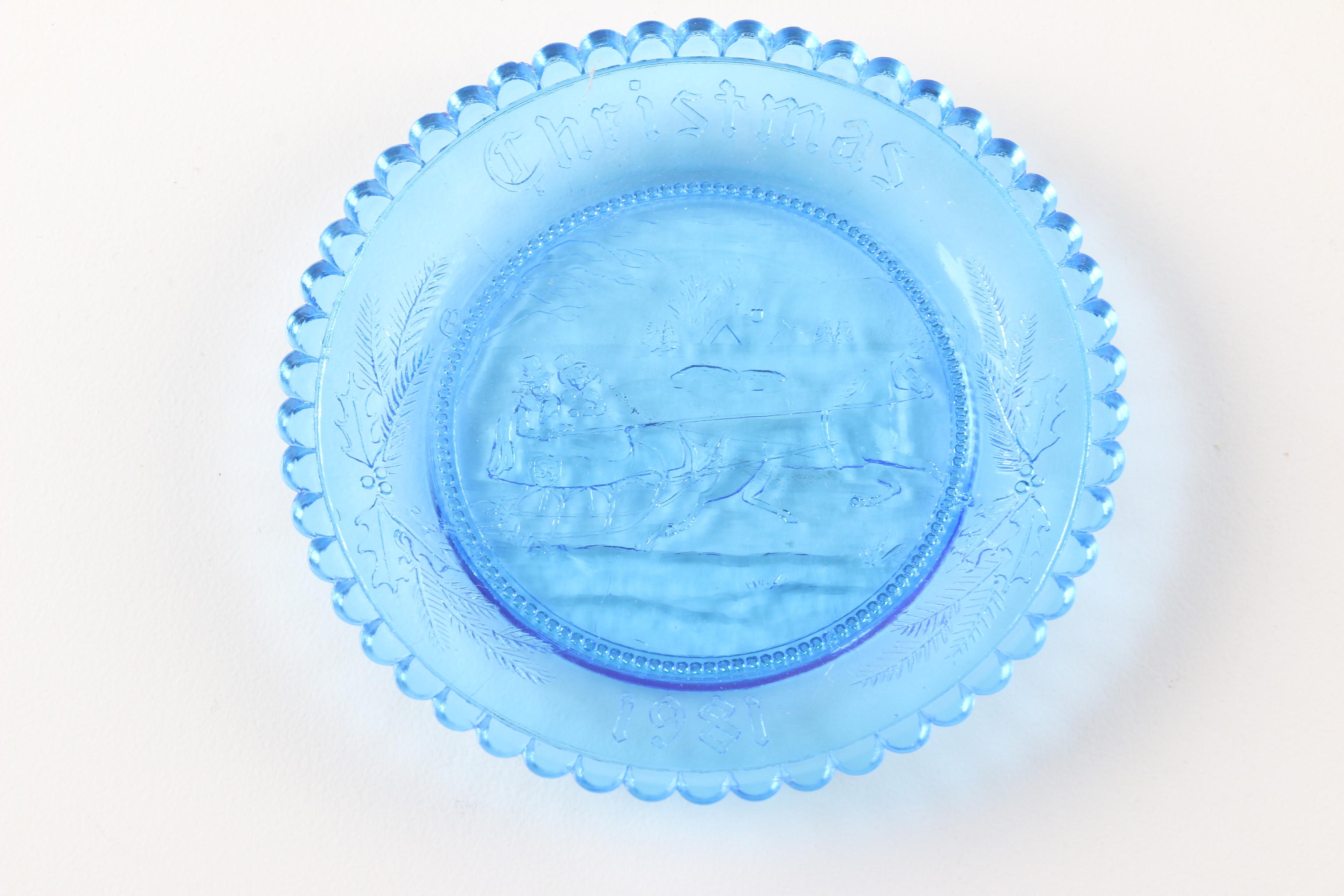 Colored Glass Table Decor