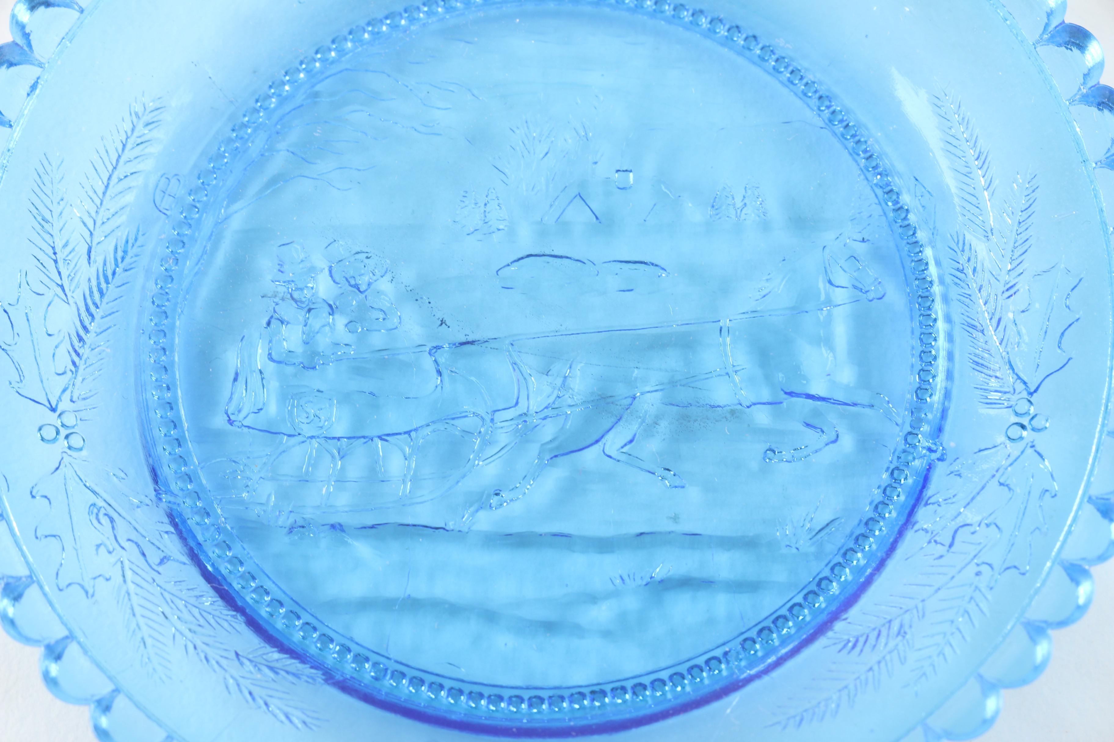 Colored Glass Table Decor