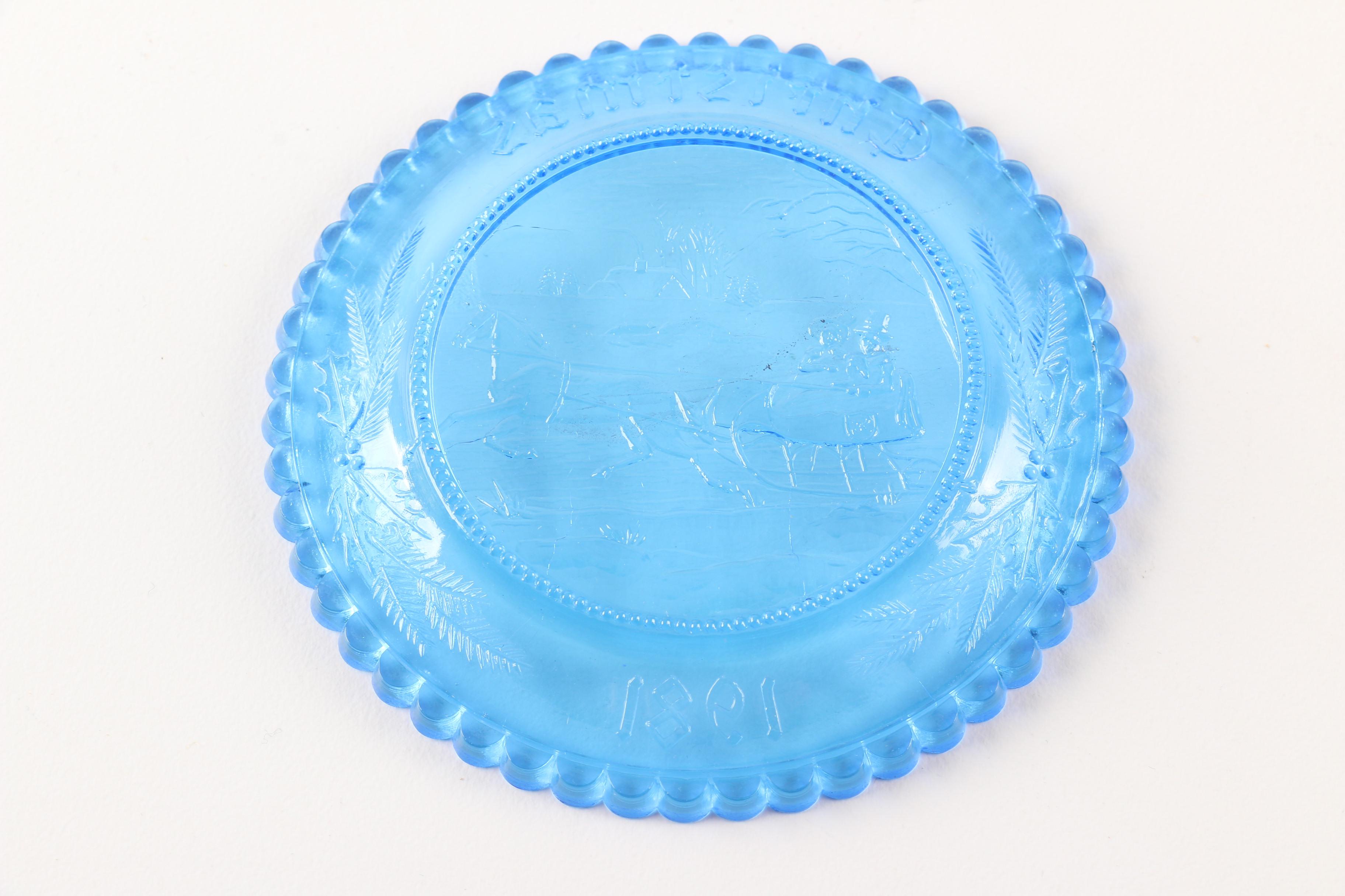 Colored Glass Table Decor