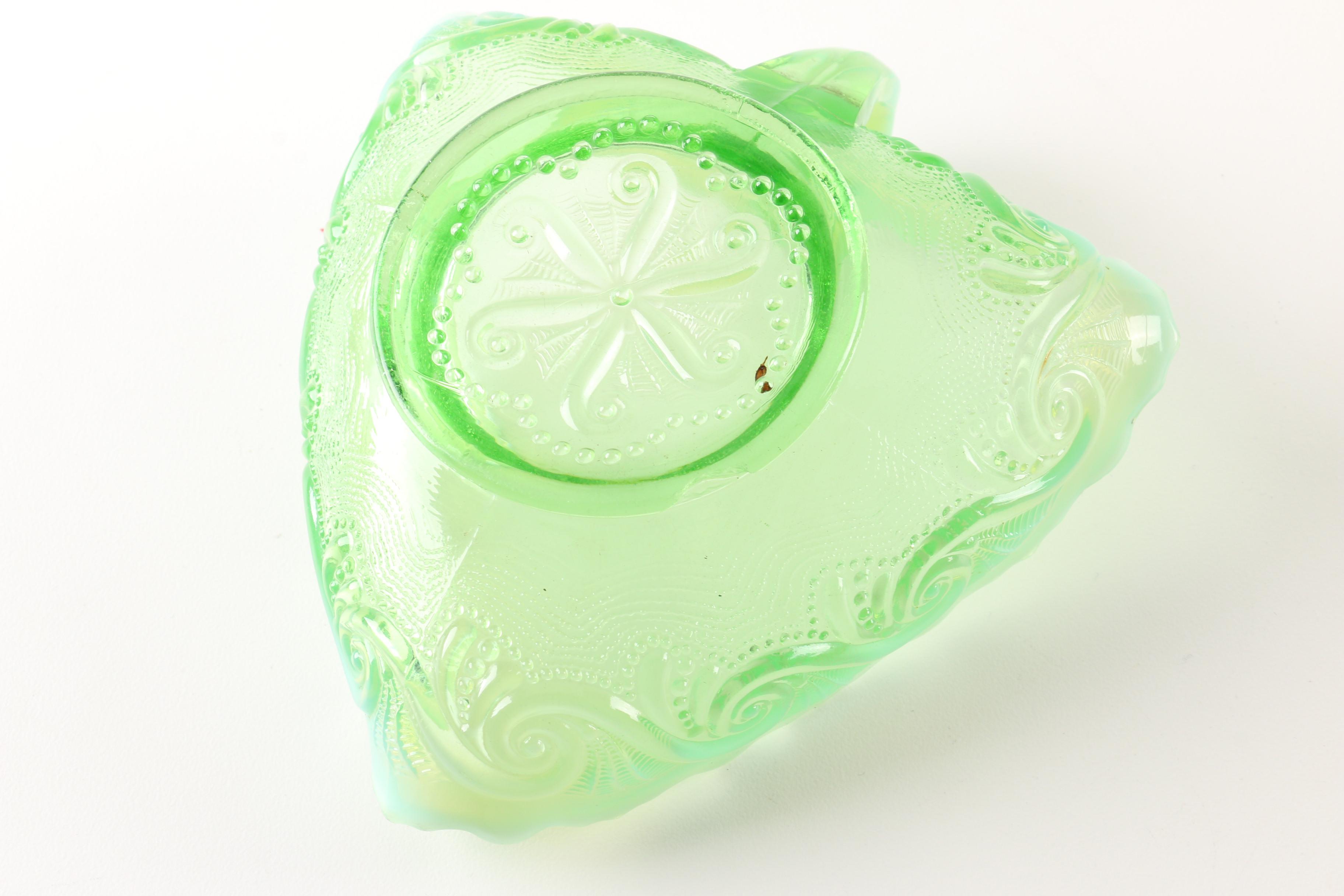 Colored Glass Table Decor